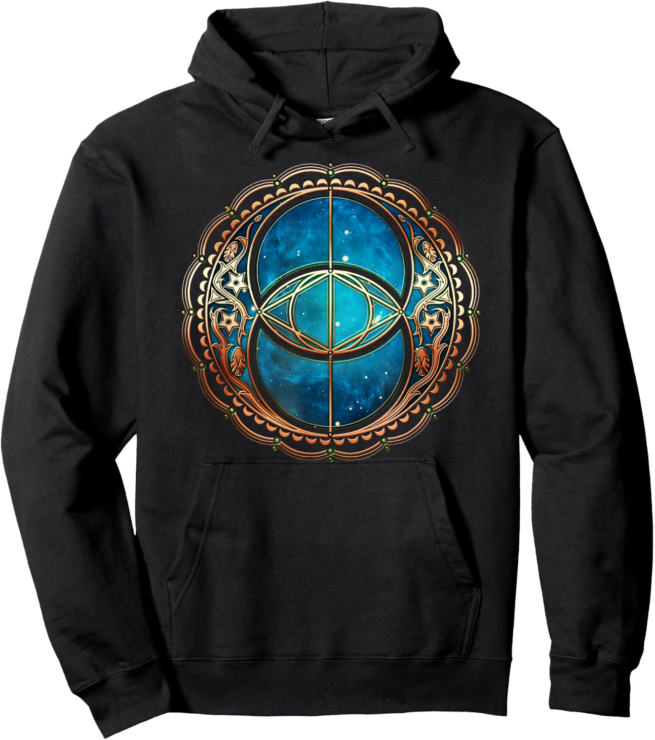 Vesica Piscis Chalice Well Celtic Sacred Geometry Hoodie - Hoodie | Black