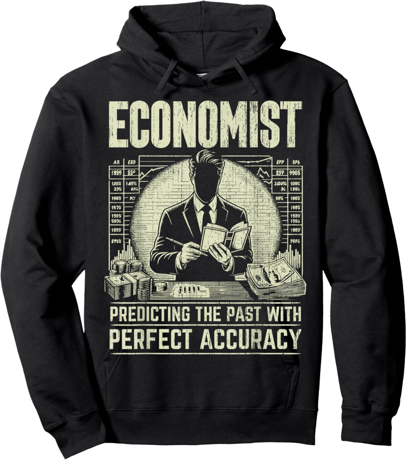 Predicting the Past with perfect Accuracy Economist Hoodie - Hoodie | Black