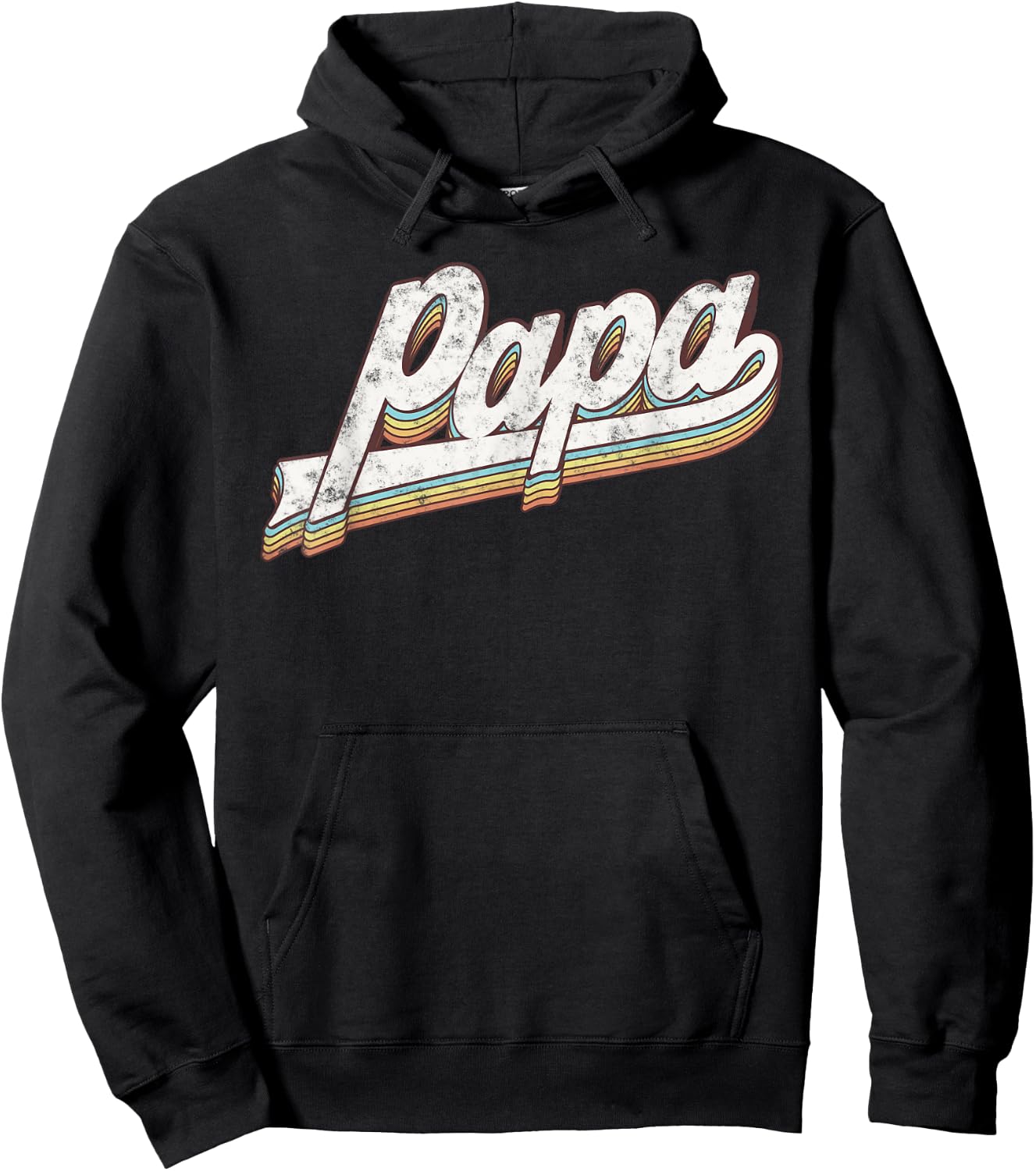 Papa Grandpa Birthday Father’s Day Gifts From Daughter Wife Hoodie - Hoodie | Black
