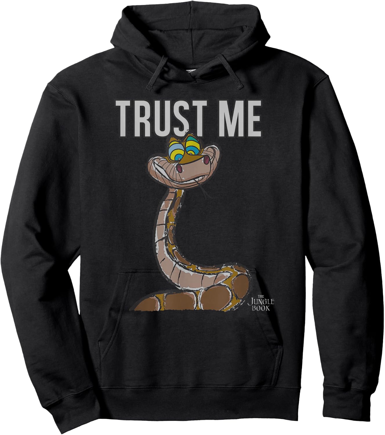 Disney The Jungle Book Kaa Trust Me Snake Poster Hoodie - Hoodie | Black