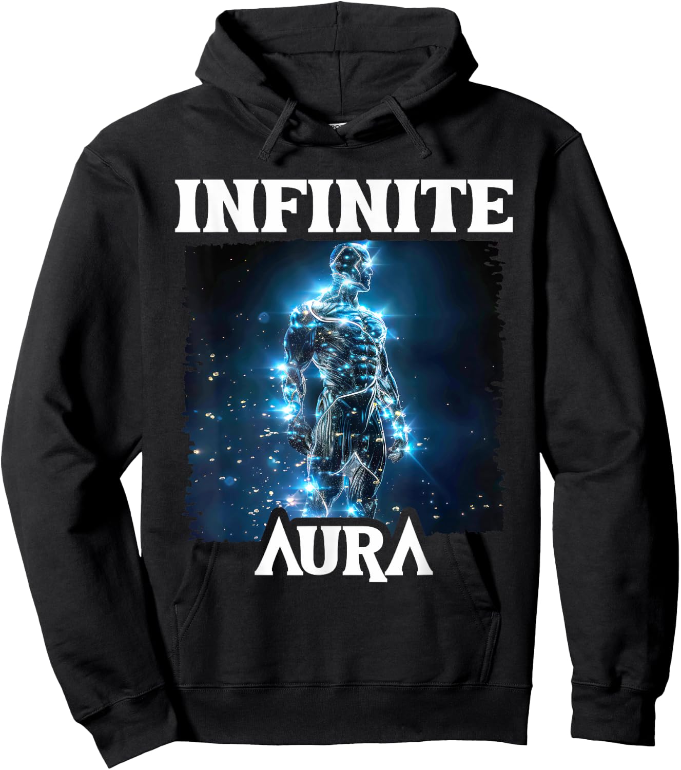 Infinite Aura Points Max Level Meme Funny Aura Hoodie - Hoodie | Black