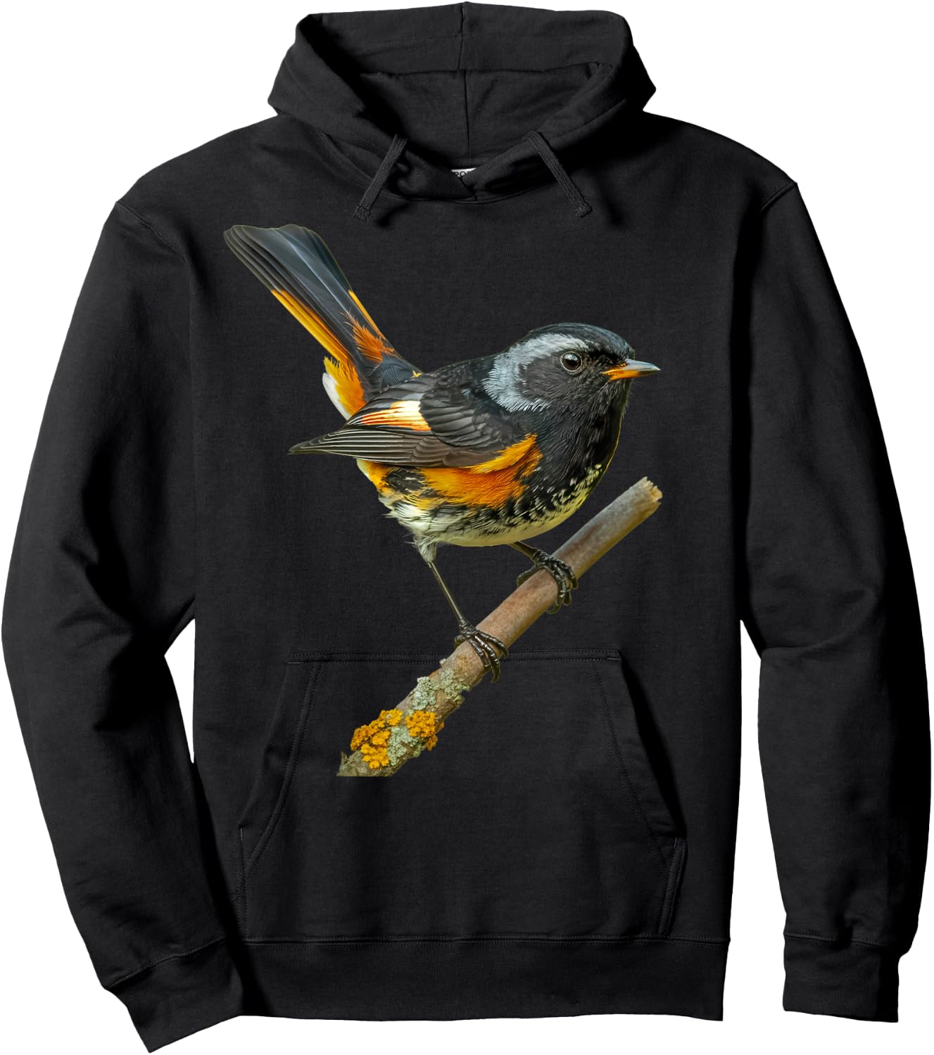 American Redstart Bird Hoodie - Hoodie | Black