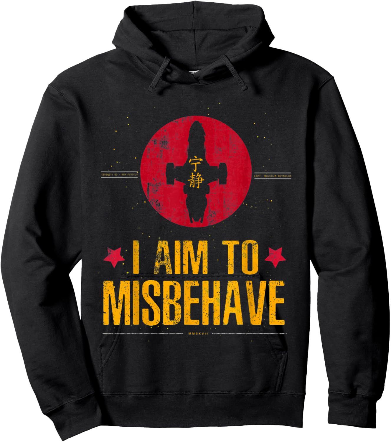 I Aim To Misbehave Hoodie - Hoodie | Black