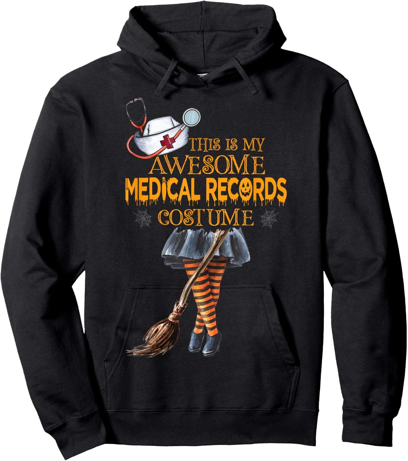 This is my Halloween Medical Records Costume Medical Records Hoodie - Hoodie | Black