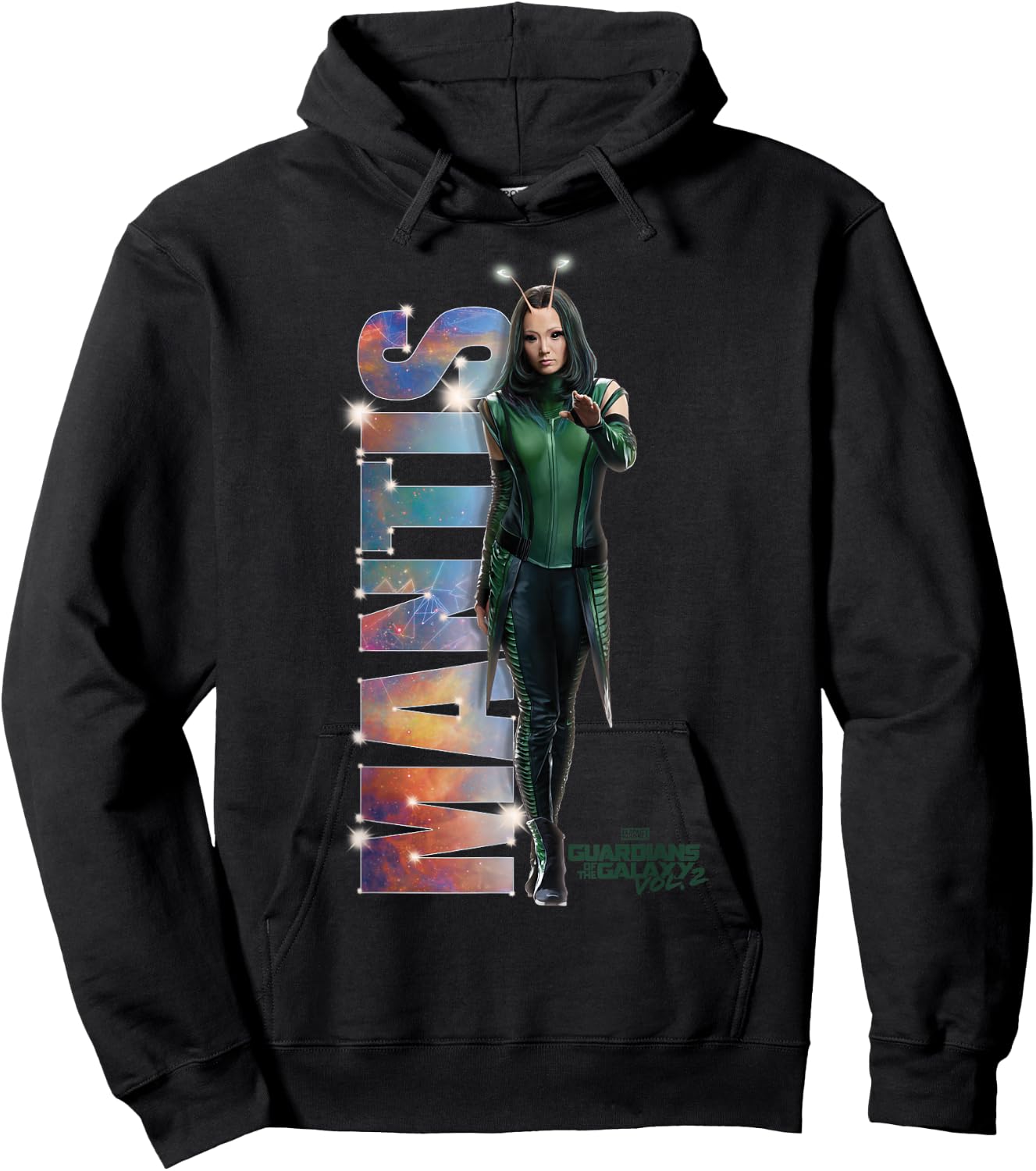 Marvel Guardians of The Galaxy Vol 2 Mantis Cosmic Portrait Hoodie - Hoodie | Black
