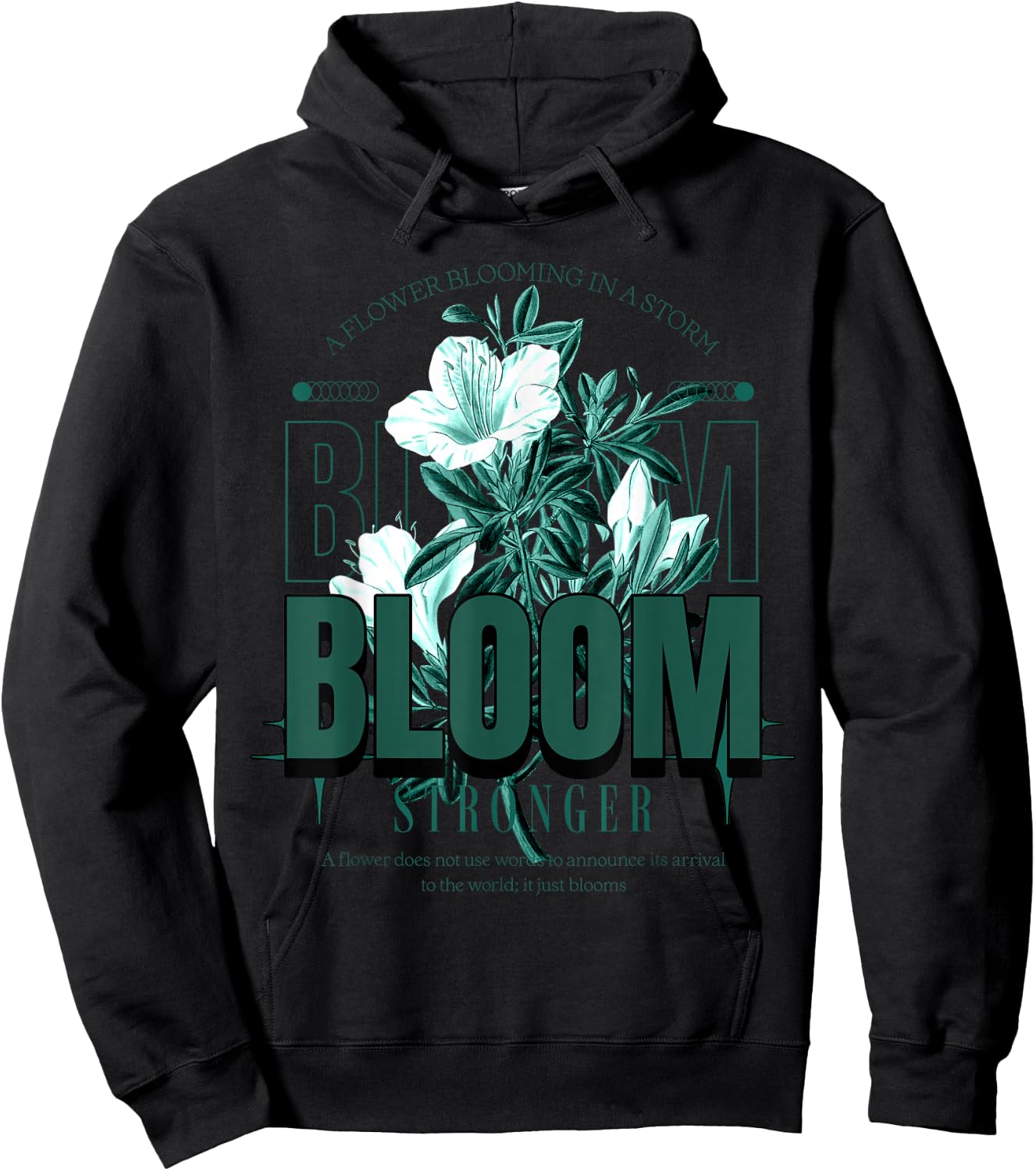 Bloom Stronger Oxidized Green 4s Matching Women Hoodie - Hoodie | Black
