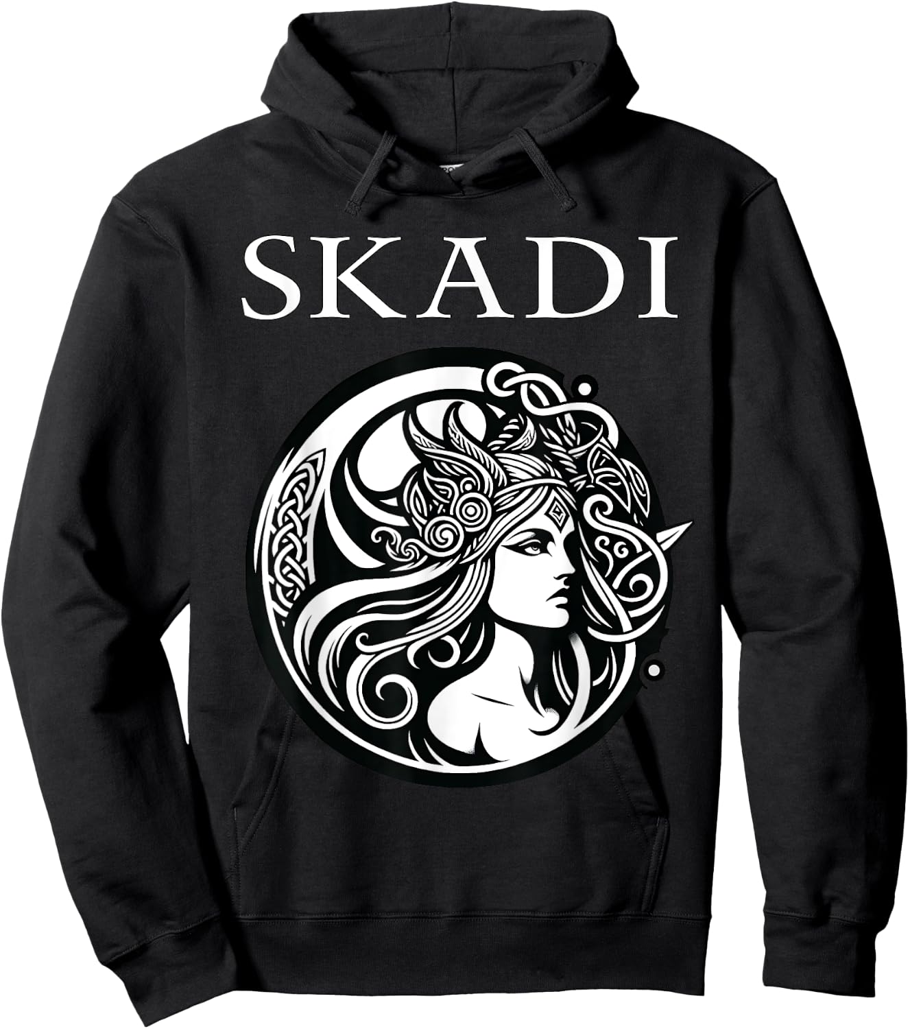Skadi Norse Goddess Hoodie - Hoodie | Black