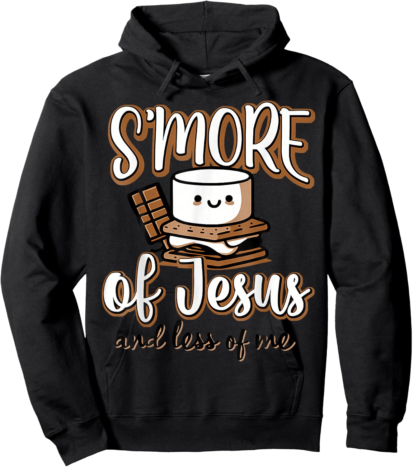 S'More of Jesus and Less of Me Hoodie - Hoodie | Black