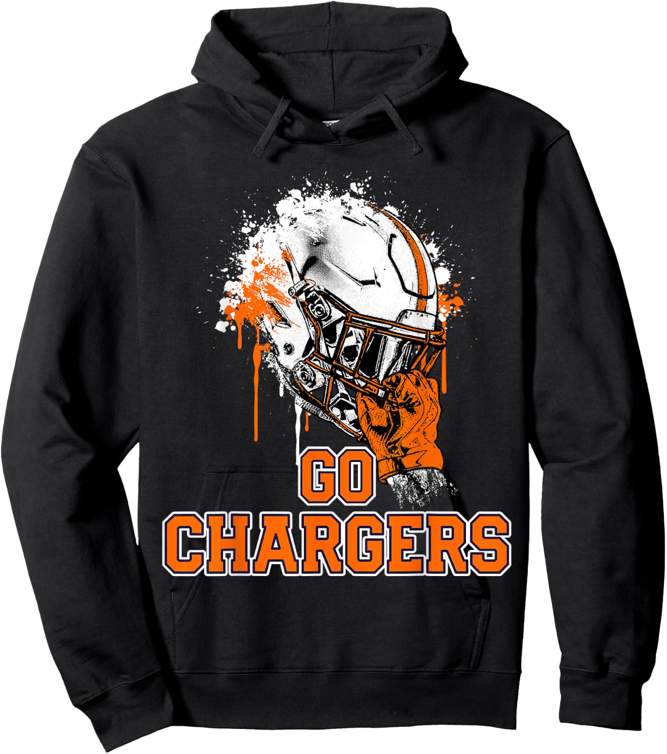 Cholla Chargers Rising Helmet GO! Hoodie - Hoodie | Black