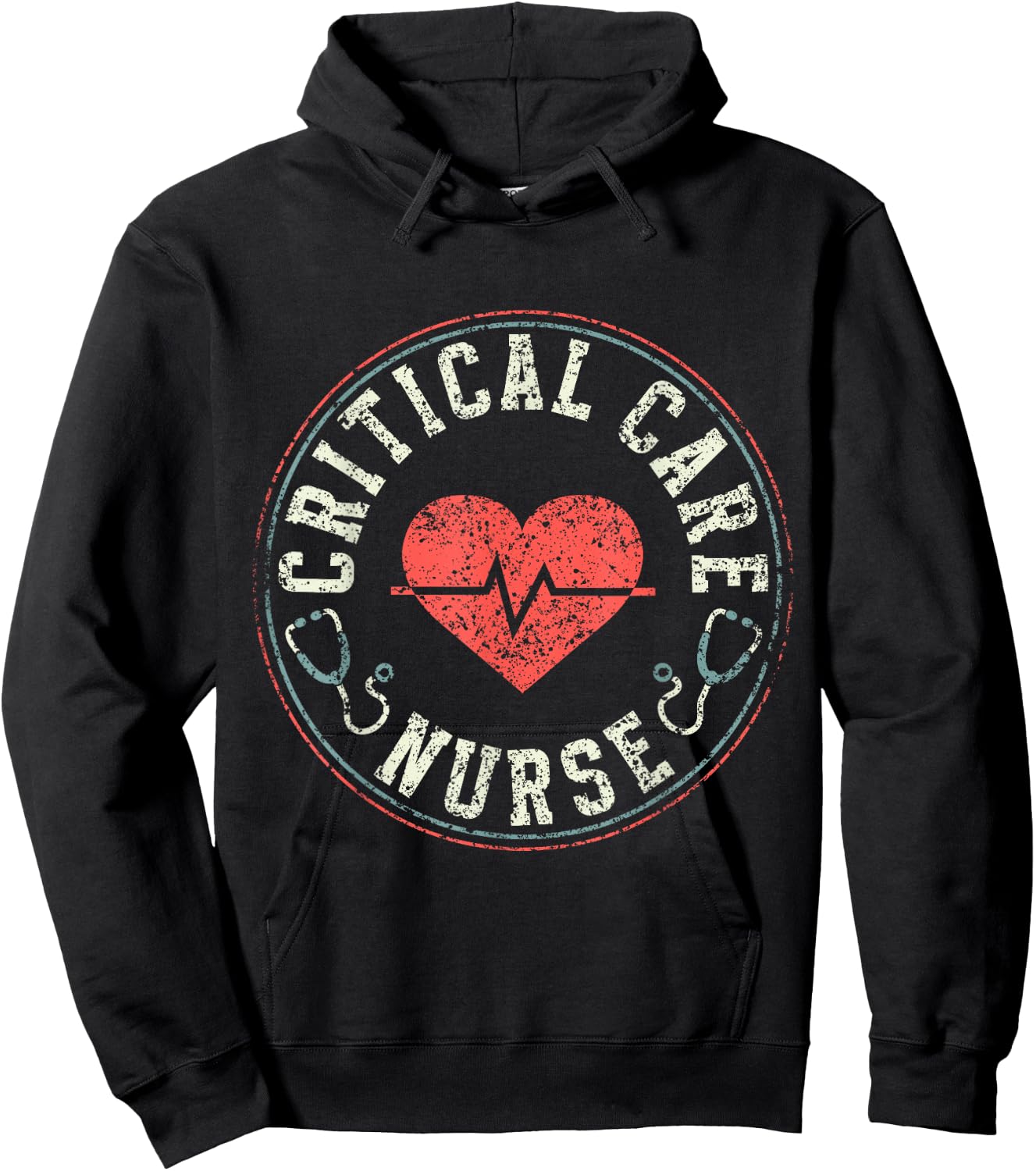 Critical Care Nurse Nurses Icu Nursing Critical Care Nurse Hoodie - Hoodie | Black