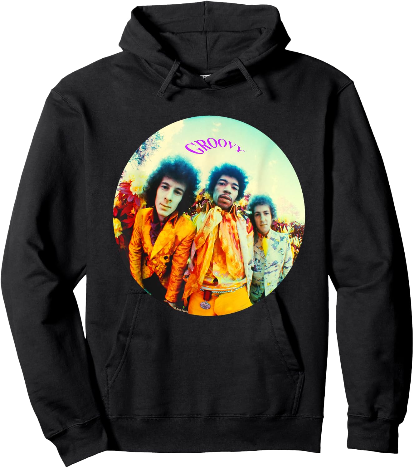 Karl Ferris Are You Experienced Jimi Hendrix Groovy Hoodie - Hoodie | Black