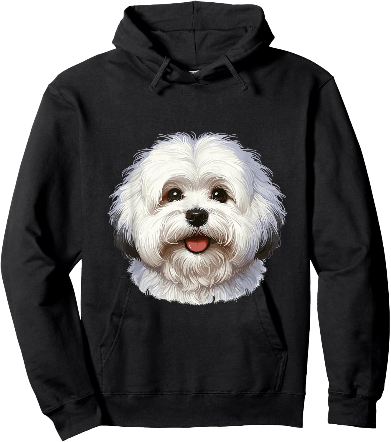 Dog Face - Coton de Tulear Hoodie - Hoodie | Black