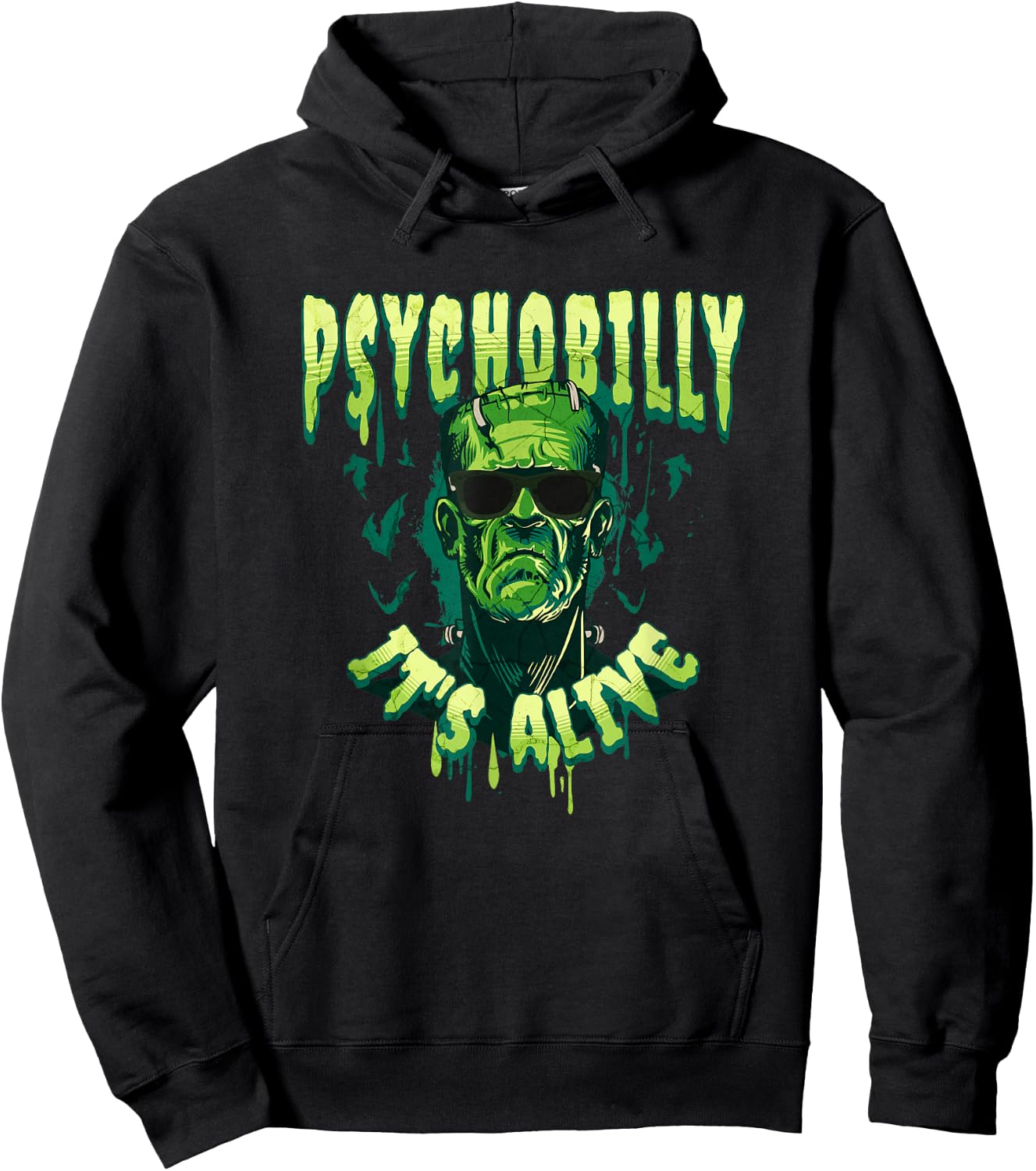 Psychobilly Rockabilly Music - It's alive - Retro Hoodie - Hoodie | Black