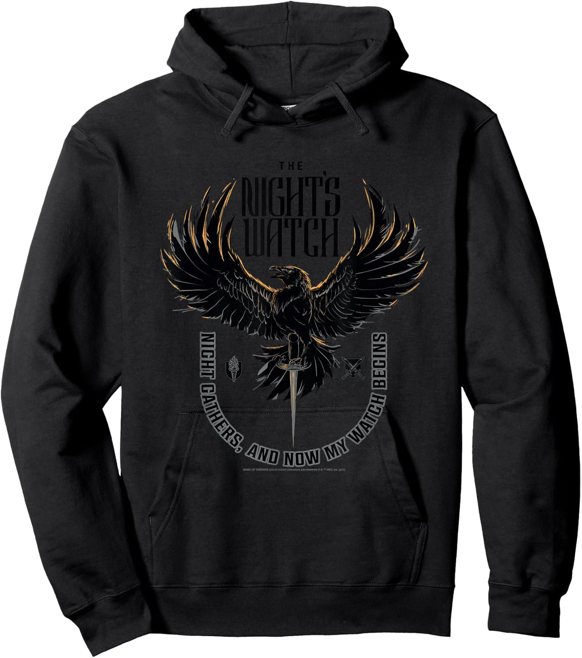 Game of Thrones The Night's Watch Night Gathers Hoodie - Hoodie | Black