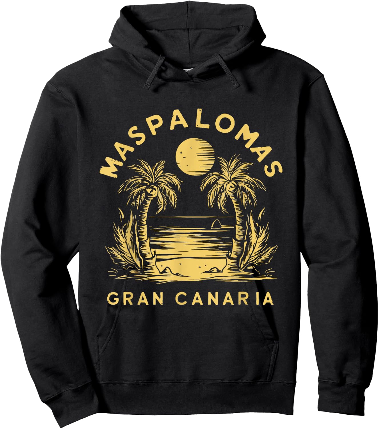 Maspalomas Gran Canaria Hoodie - Hoodie | Black