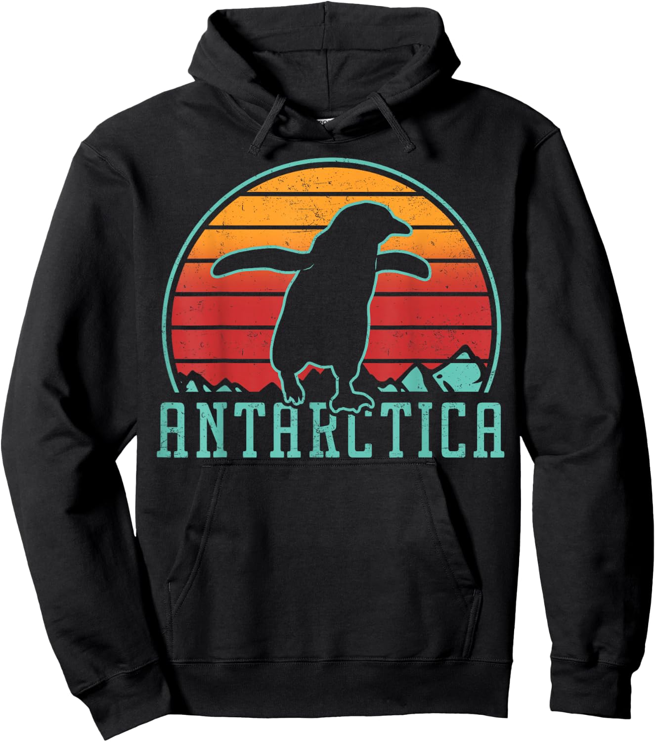 Antarctica Continent - Penguin - Penguins South Pole Hoodie - Hoodie | Black