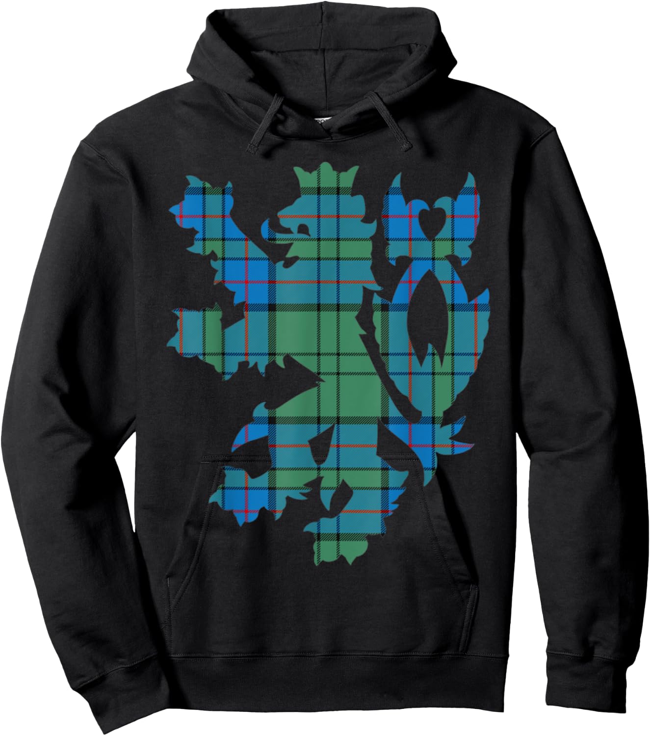 Clan Lockhart Tartan Scottish Family Name Scotland Pride Hoodie - Hoodie | Black