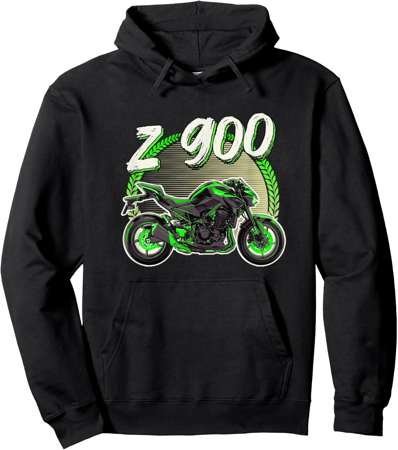 Z900 Motorcycle Biker Hoodie - Hoodie | Black
