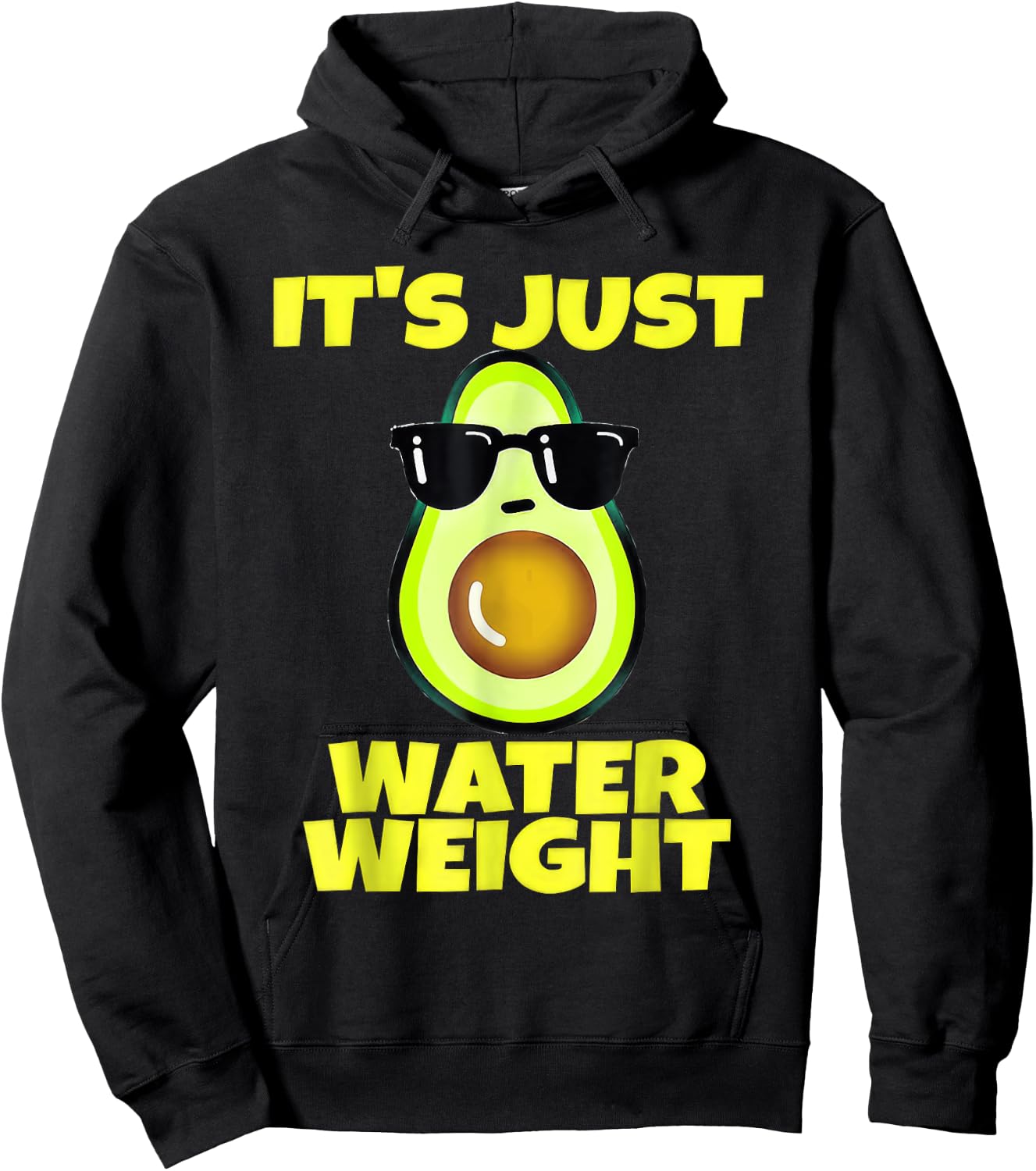 Nikocado Avocado Its Just Water Weight Diet Avocado Hoodie - Hoodie | Black