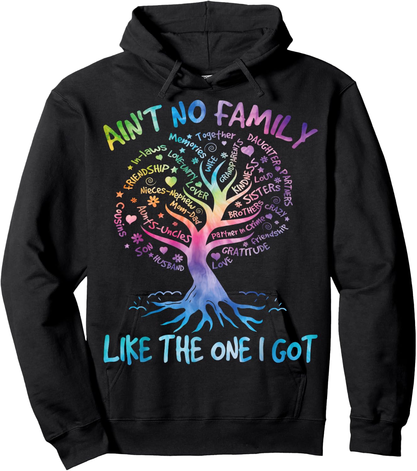 Family Reunion Party 2024 Shirt Family Matching Tie Dye Hoodie - Hoodie | Black