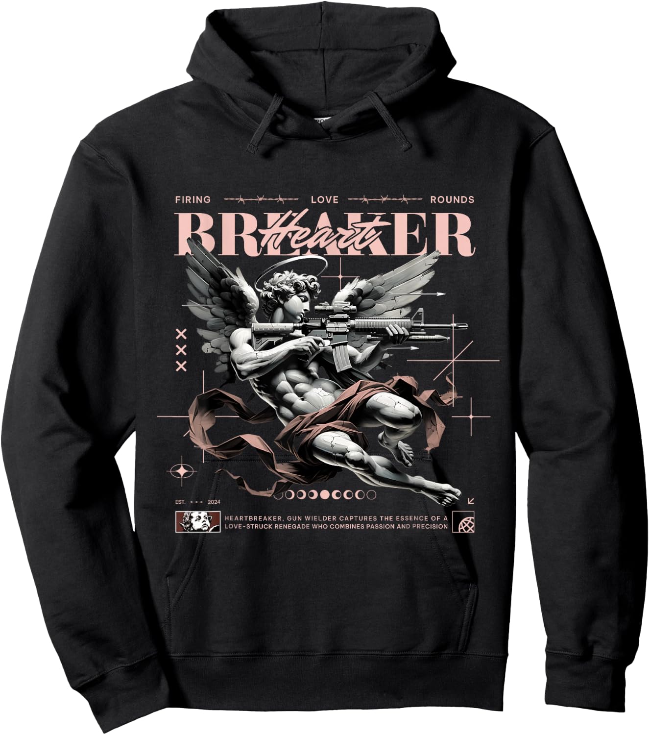Heart Breaker Legend Pink 11s Matching Women Hoodie - Hoodie | Black