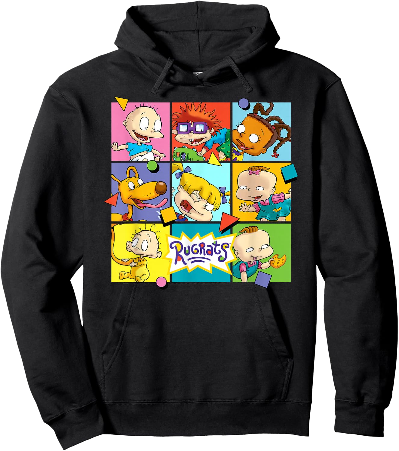 Rugrats - Character Squares Hoodie - Hoodie | Black