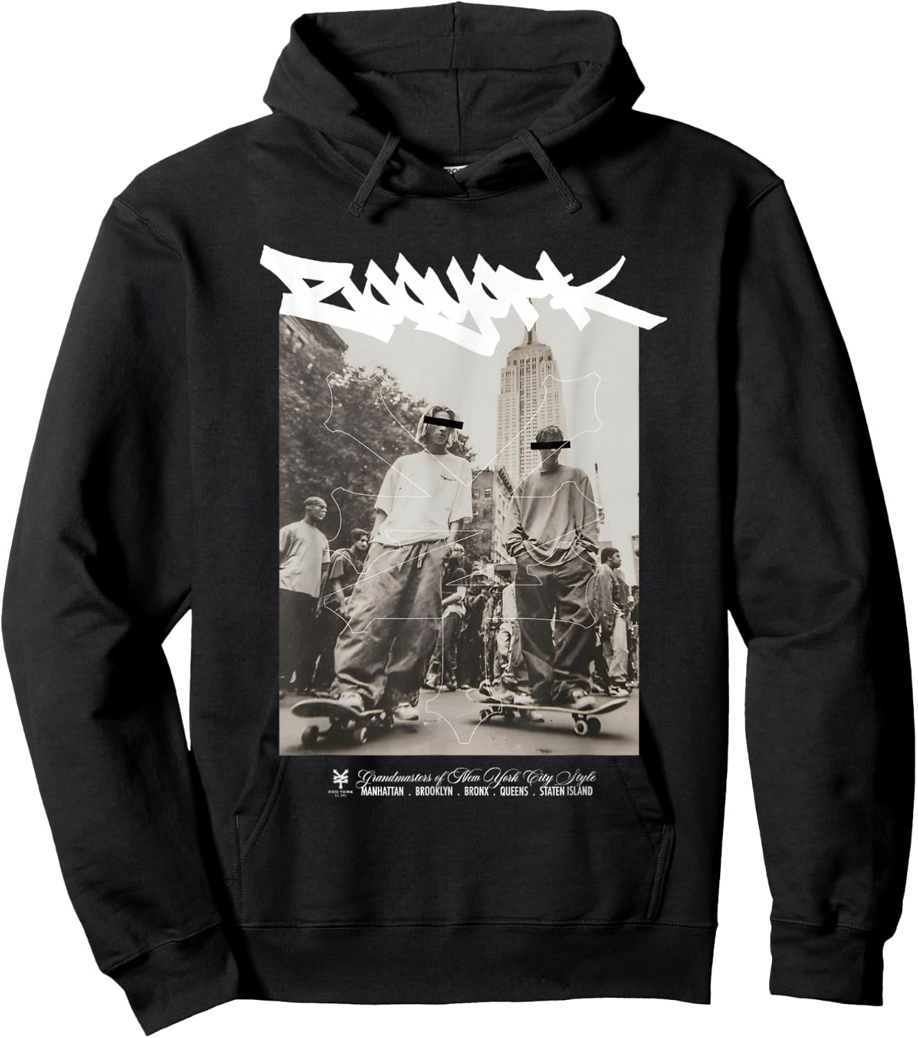 Zoo York Grandmasters of New York City Skate Style Hoodie - Hoodie | Black