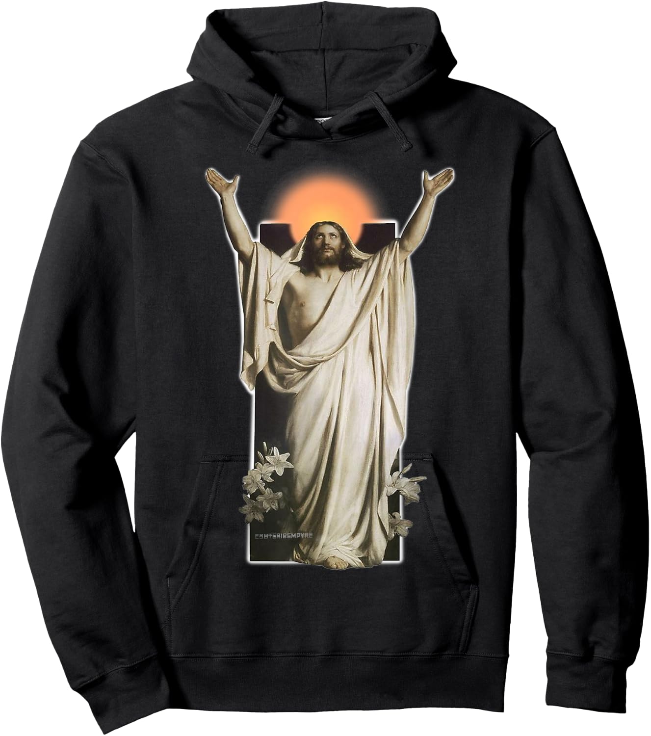 Esoteric Empyre Jesus Christ Resurrection , Small Hoodie - Hoodie | Black