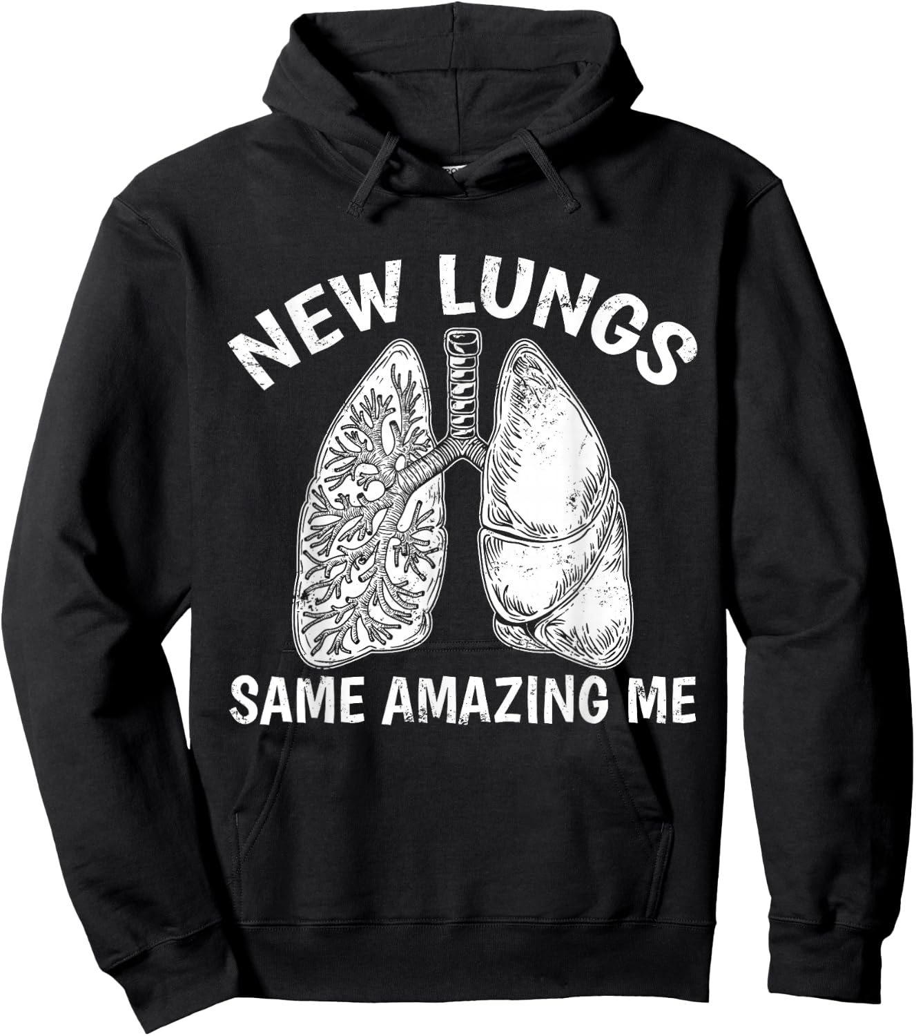 Lung Transplant Contains Recycled Parts Organ Recipient Hoodie - Hoodie | Black