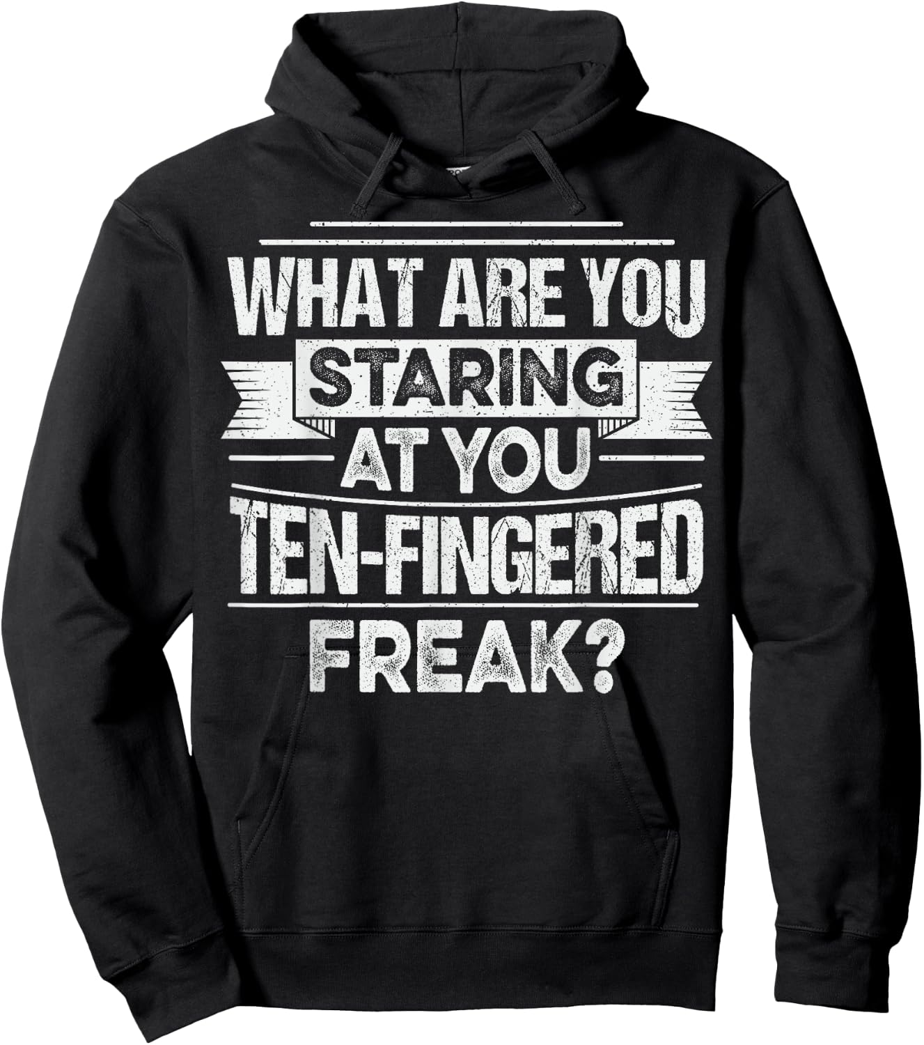 Thumb Amputation Quote for a Finger Amputation survivor Hoodie - Hoodie | Black