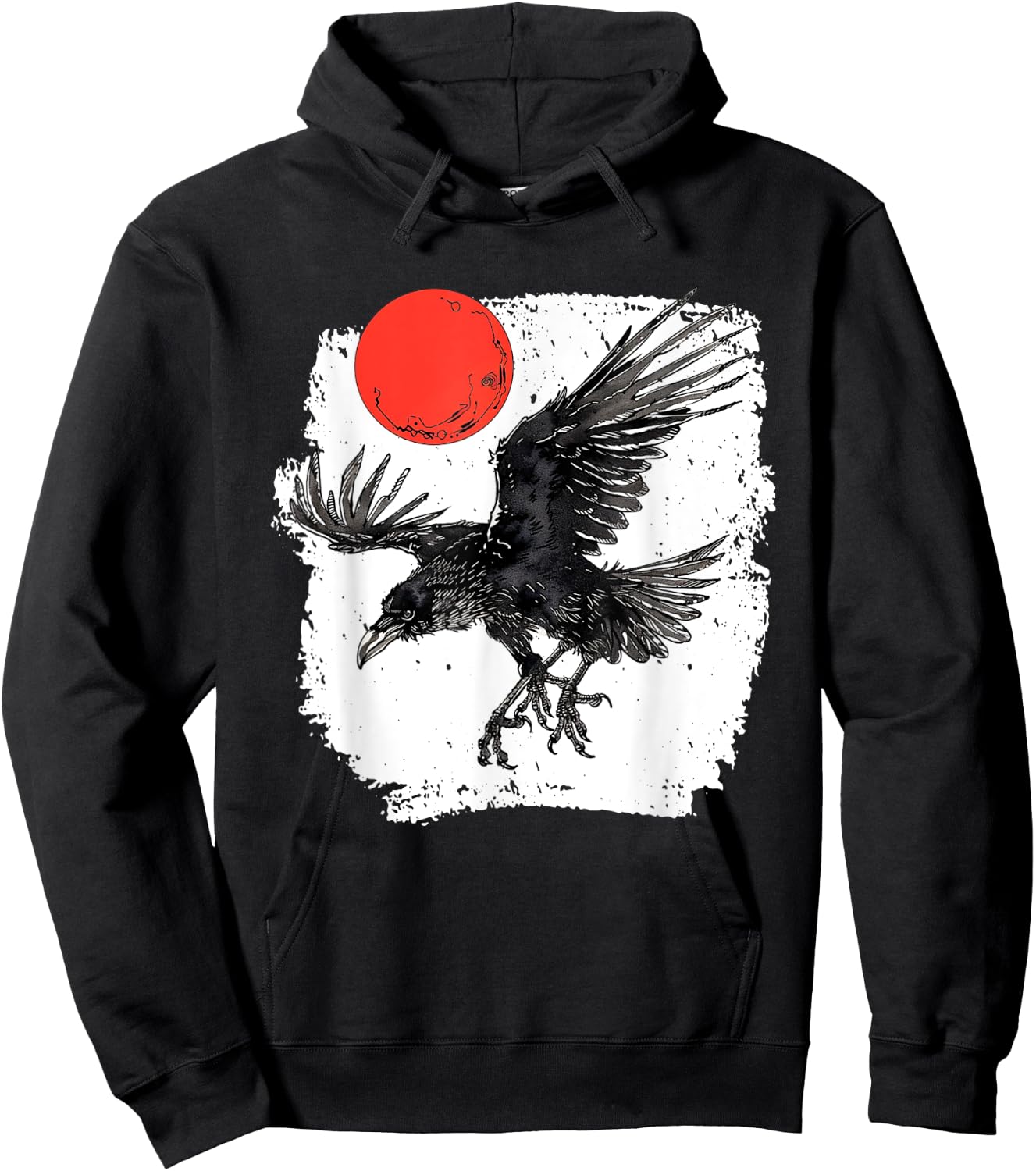 Yatagarasu T | three-legged crow | Japanese mythology Hoodie - Hoodie | Black