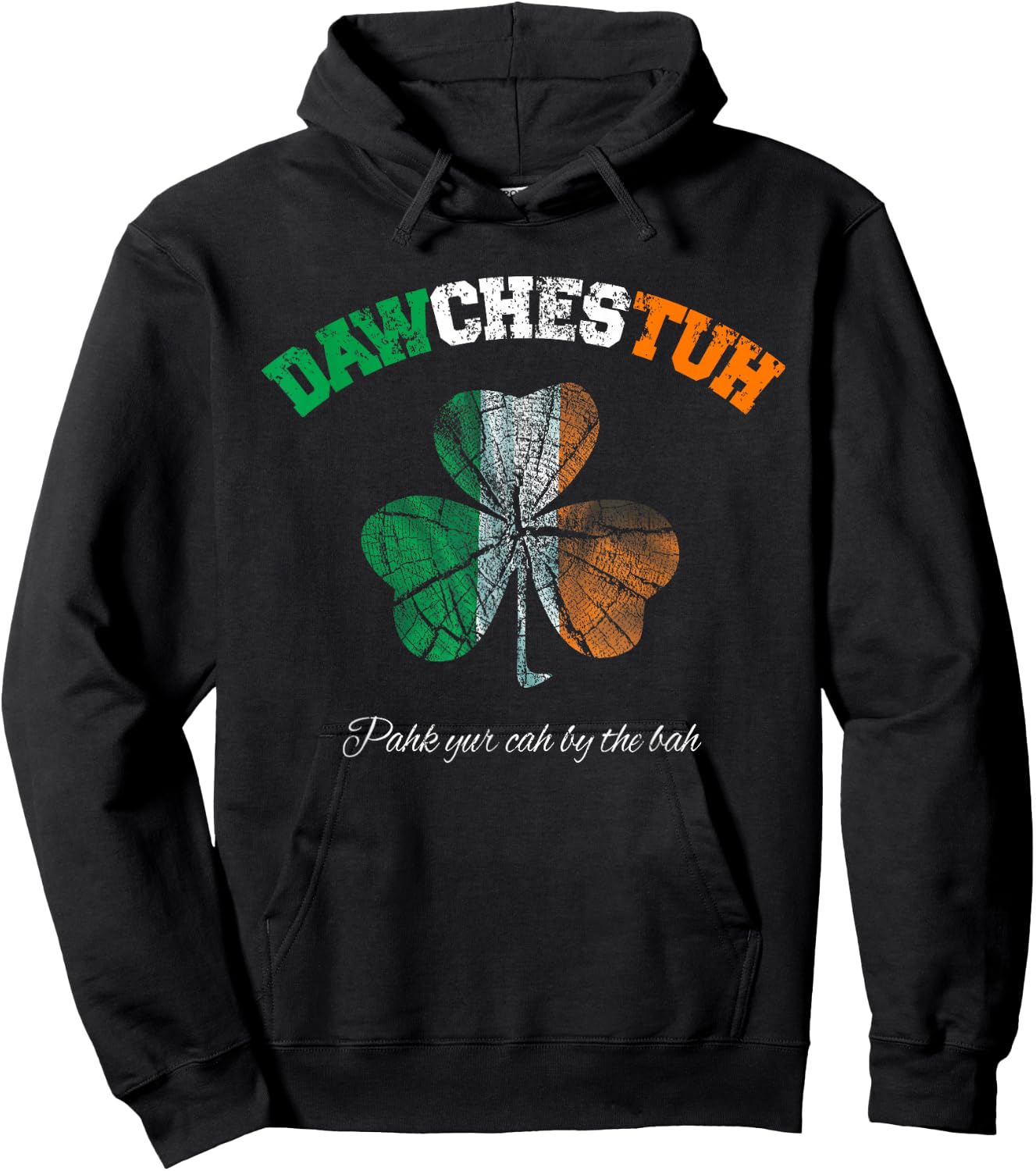 Funny Dorchester Boston Hoodie - Hoodie | Black