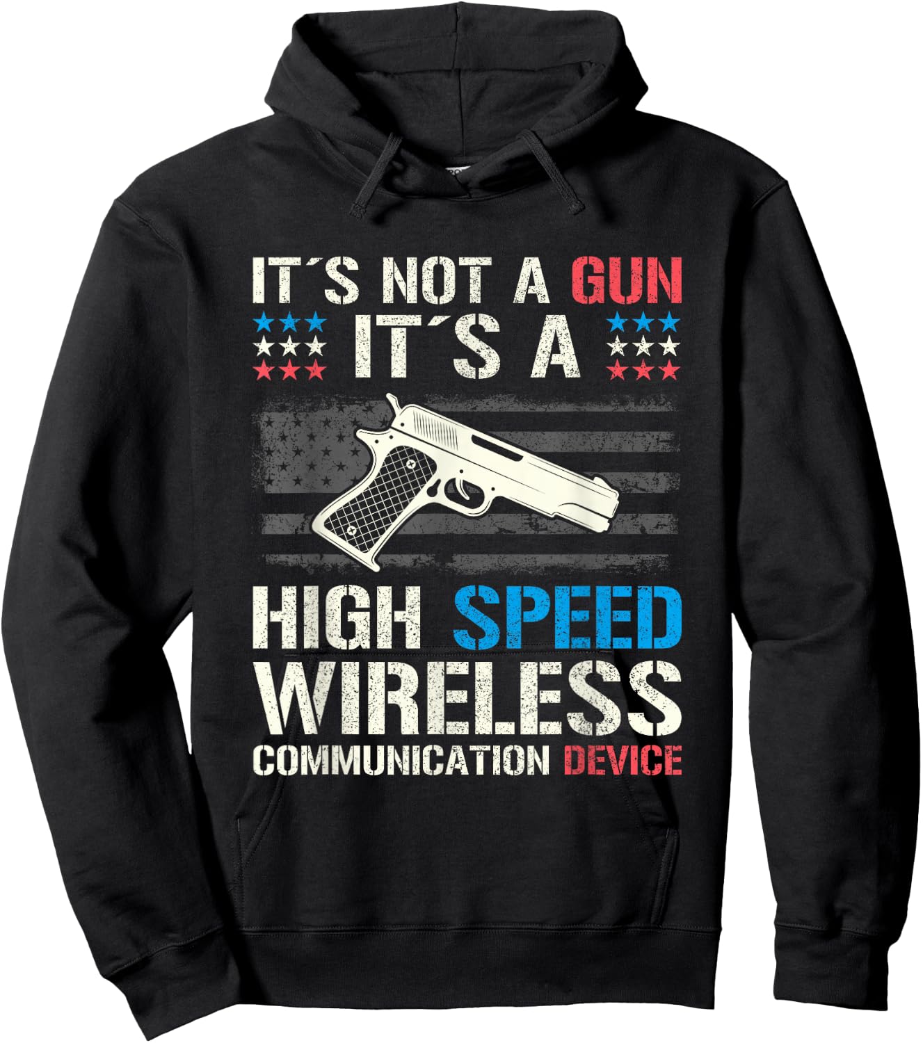 Its Not A Gun I Funny Its Not A Gun Meme Hoodie - Hoodie | Black