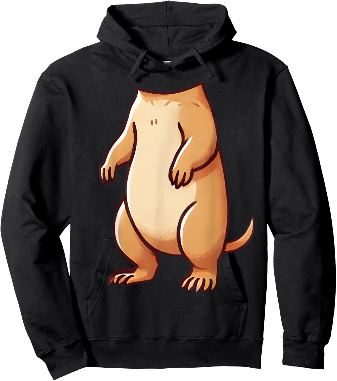 Easy Prairie Dog Costume Halloween Prairie Dog Body Women Kids Hoodie - Hoodie | Black