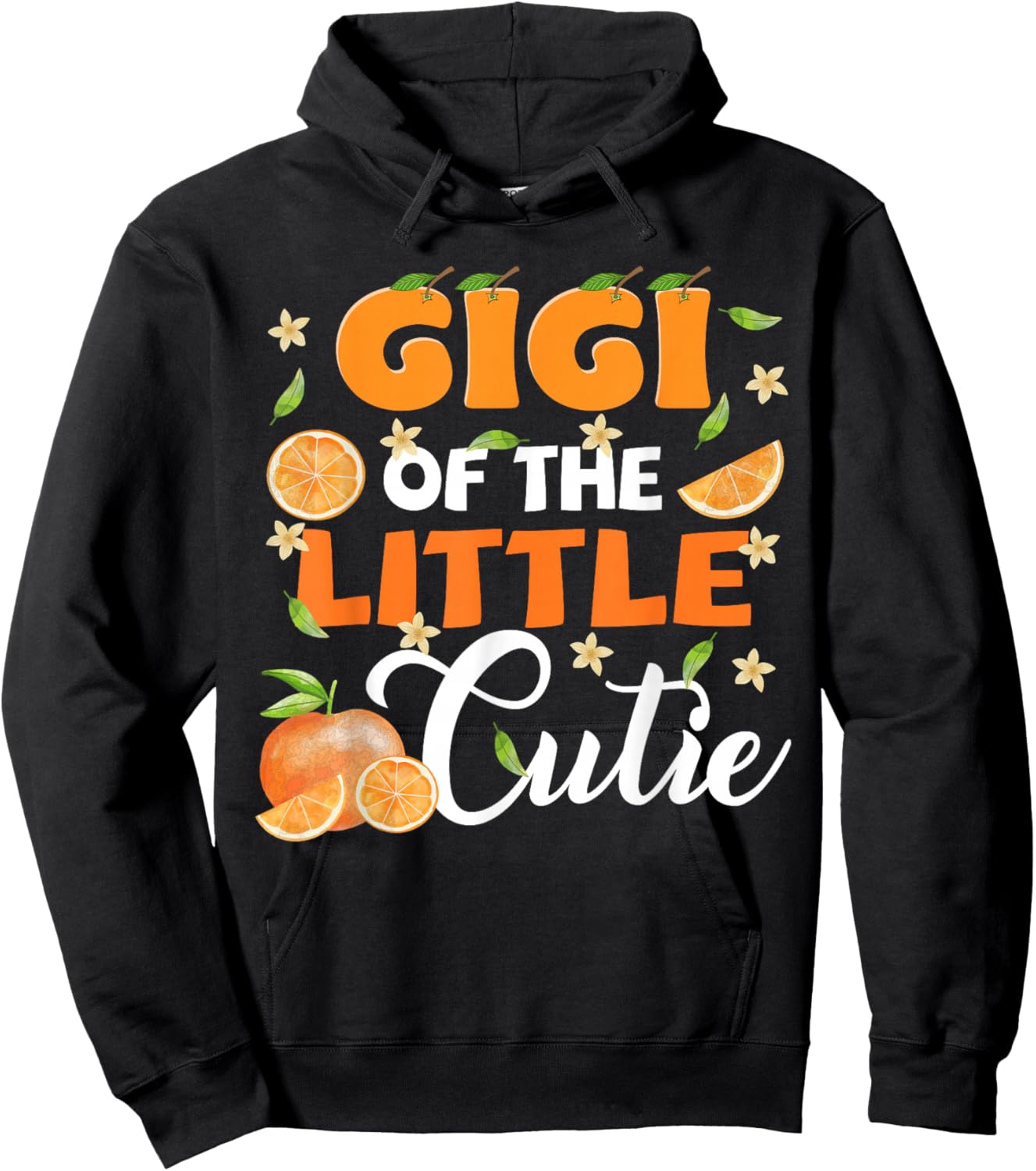 Gigi of The Little Cutie Orange Clementine Bday Party Hoodie - Hoodie | Black