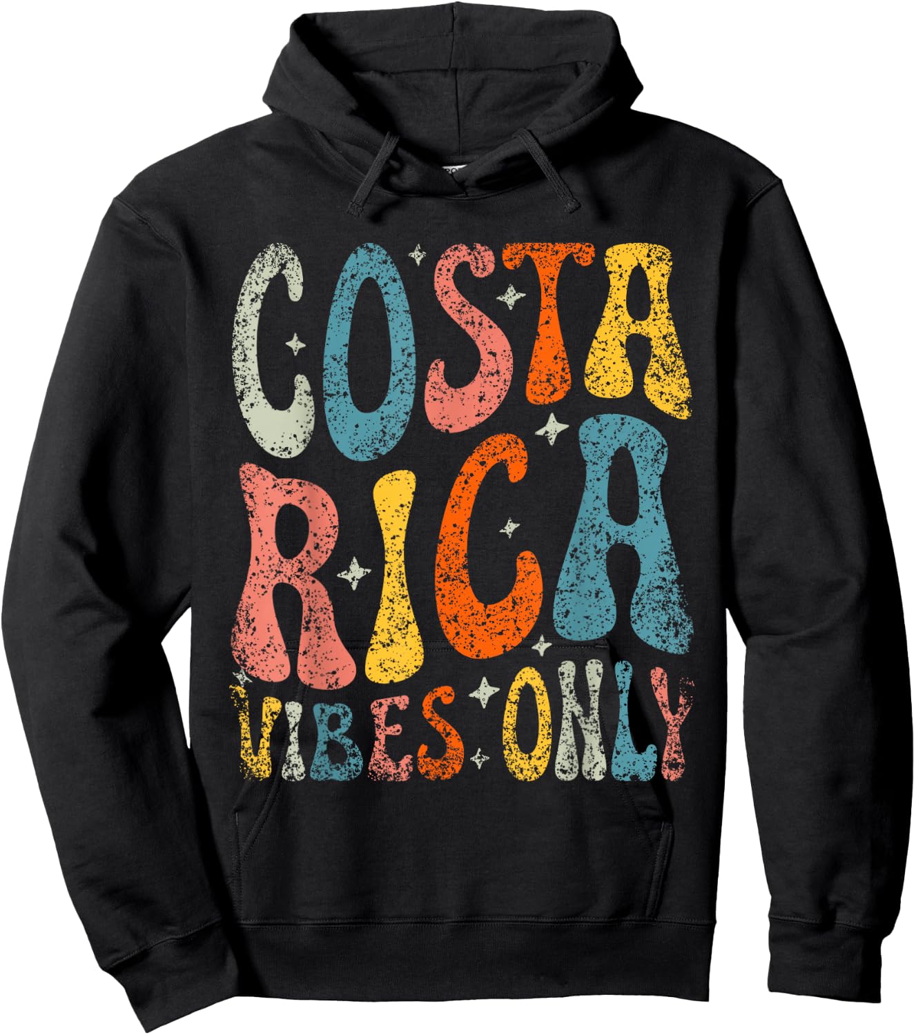 Costa Rica Vibes Only Trip Costa Rican Travel Costa Rica Hoodie - Hoodie | Black