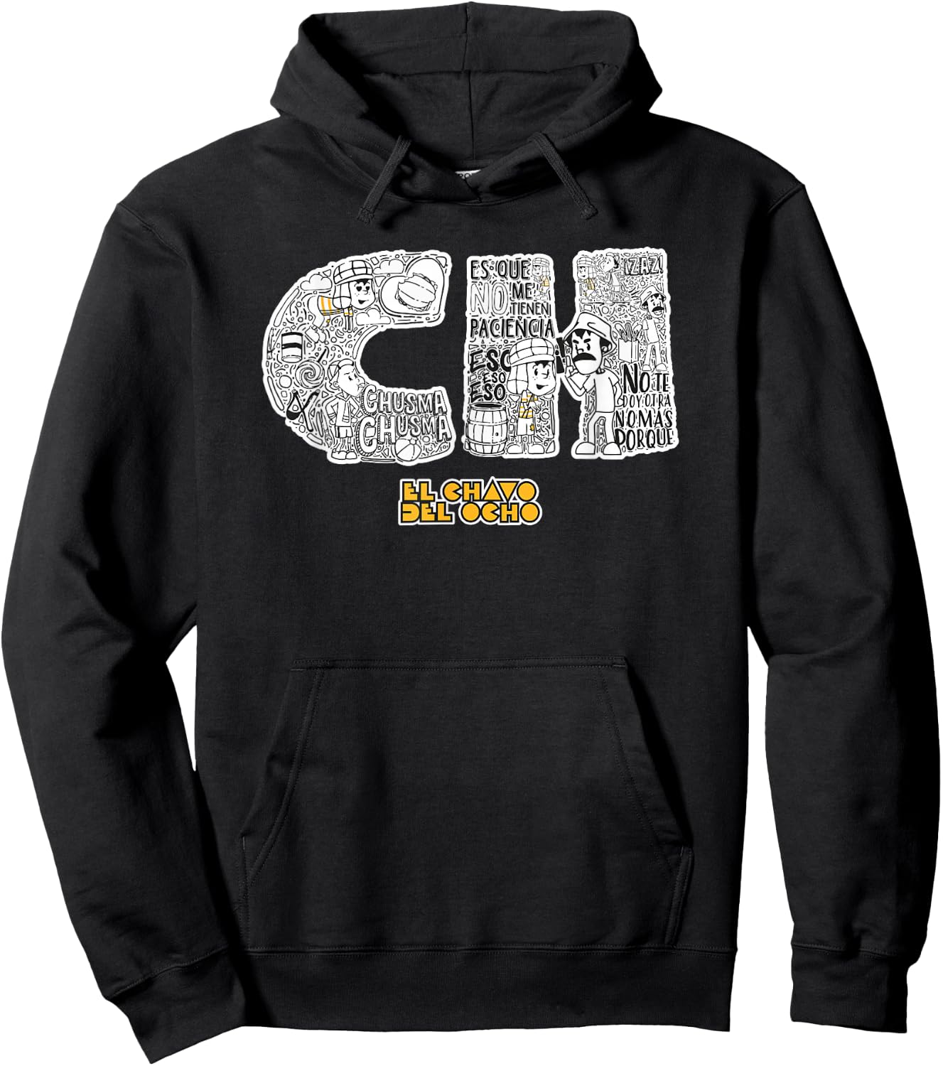El Chavo - Colorful Desings for Kids, Teen, Women & Men Hoodie - Hoodie | Black