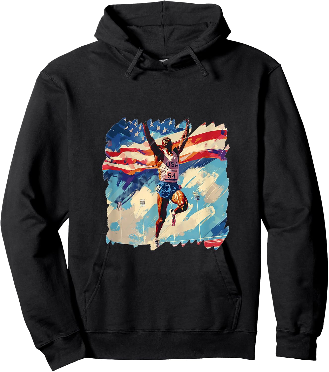 Team USA Olympics Track & Field Hoodie - Hoodie | Black