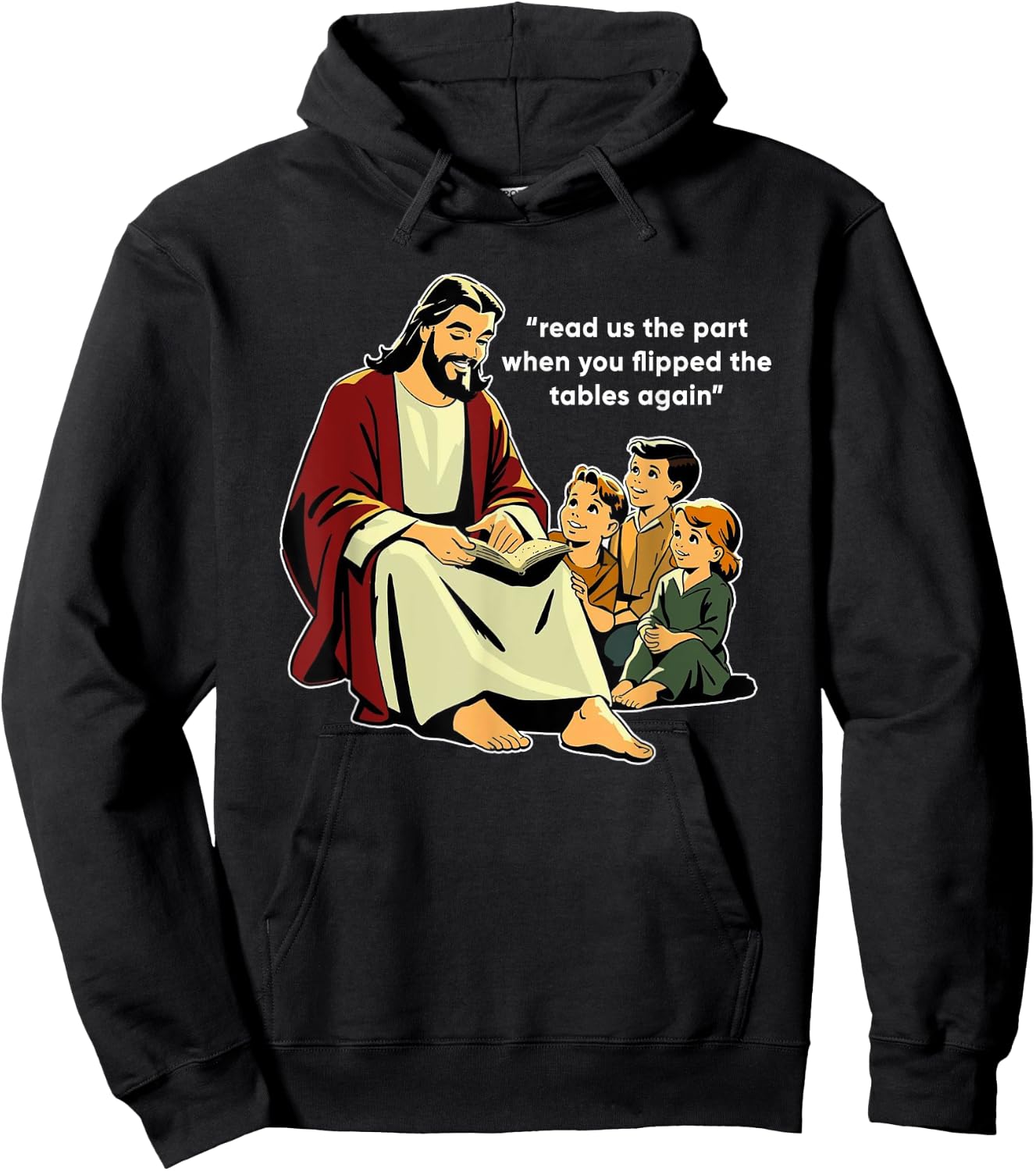 Read Us The Part When You Flipped The Tables Again Hoodie - Hoodie | Black