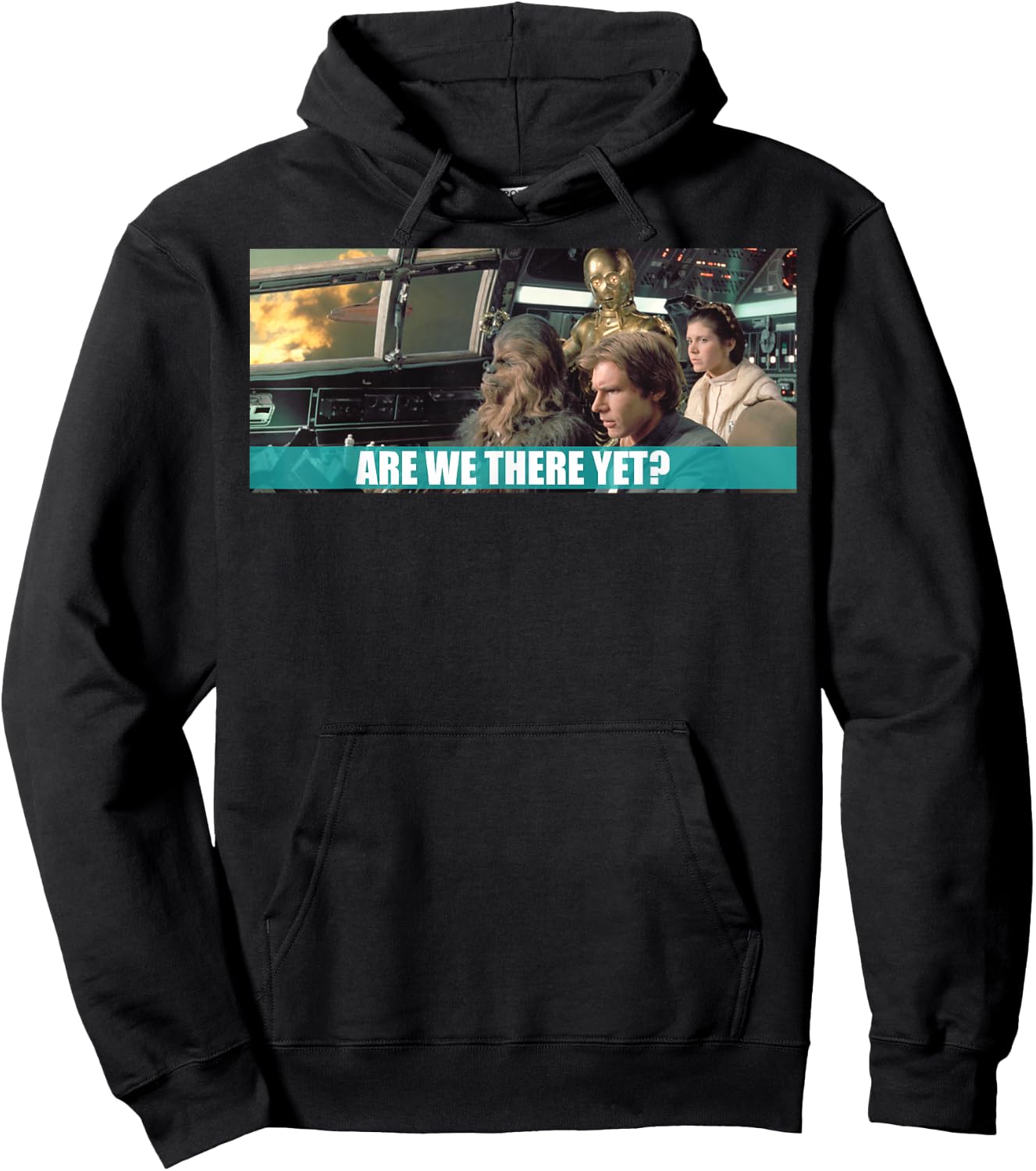 Star Wars Are We There Yet Hoodie - Hoodie | Black