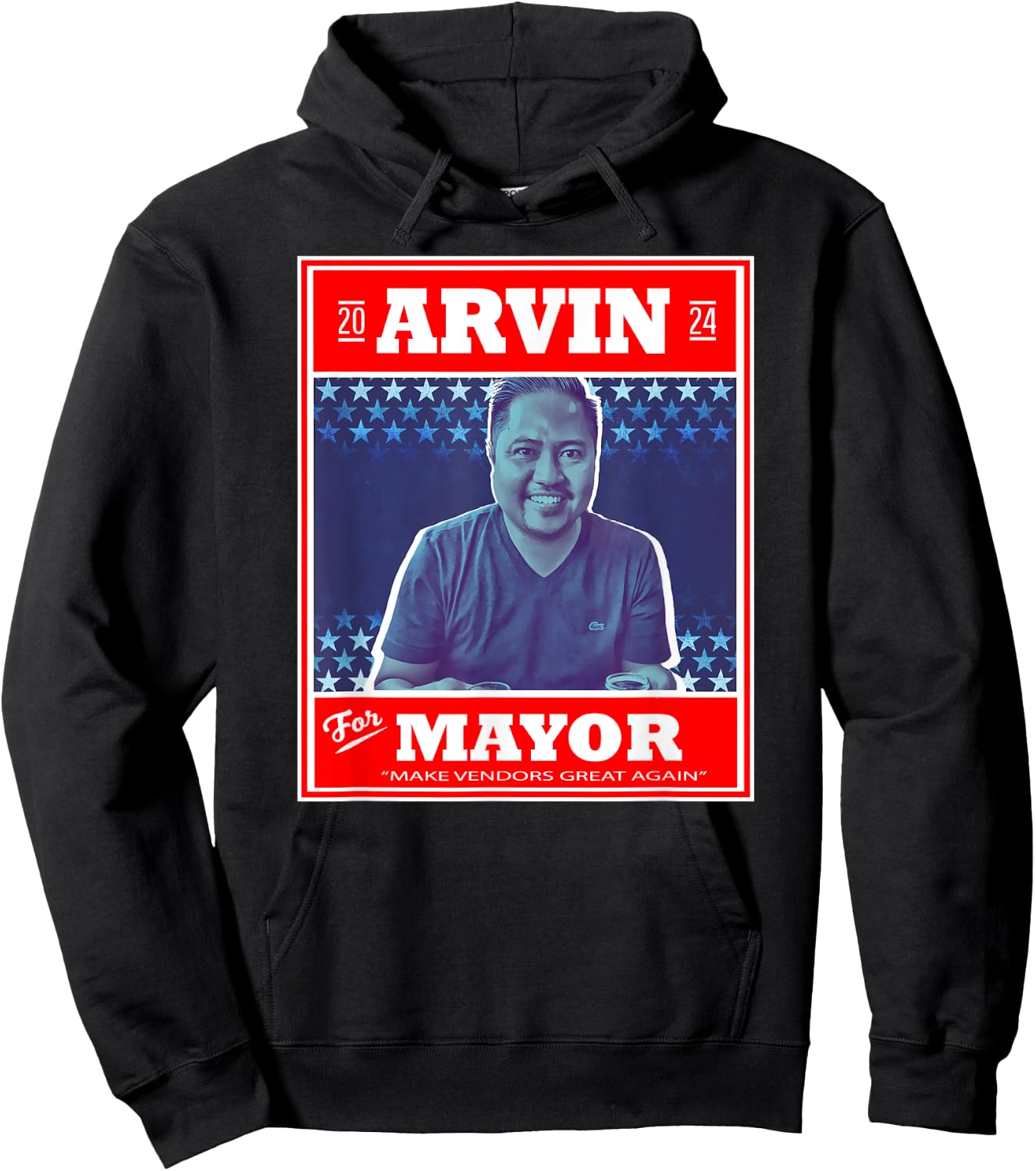 Arvin For Mayor "Make Vendors Great Again" Hoodie - Hoodie | Black