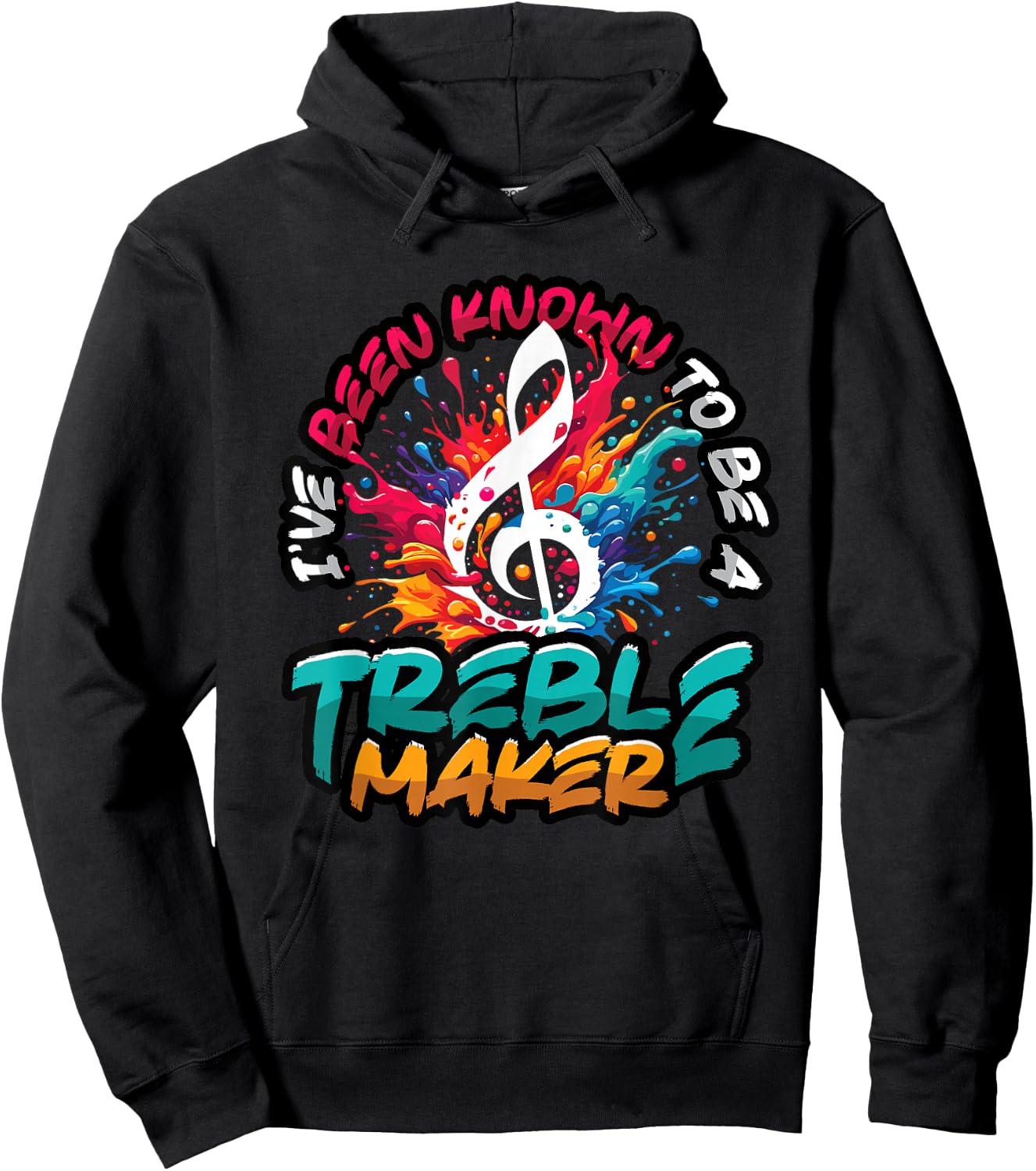 Treble Maker Musician Pun Music Teacher Hoodie - Hoodie | Black