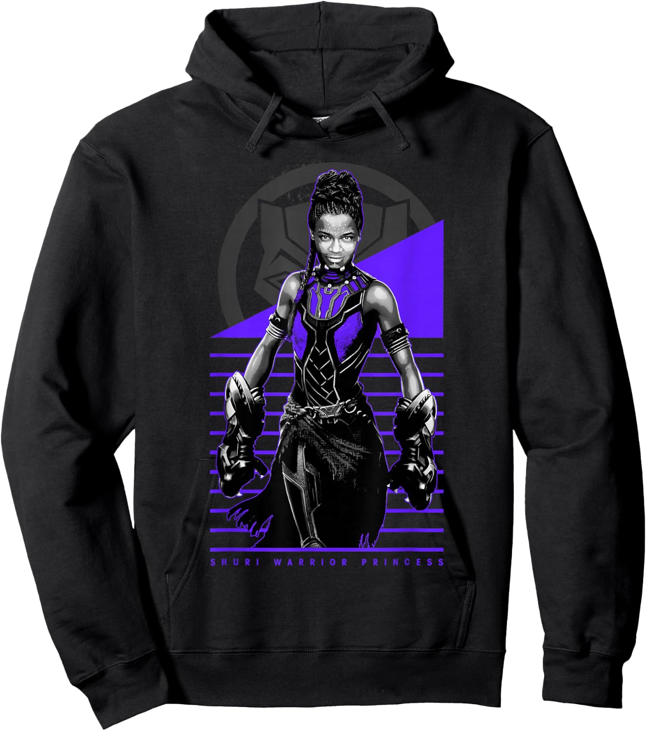 Marvel Black Panther Movie Shuri Warrior Princess Hoodie - Hoodie | Black