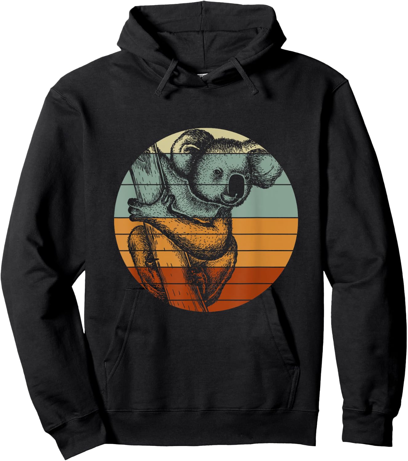 Zoo Keeper Australia Animal Gift Retro Koala Hoodie - Hoodie | Black