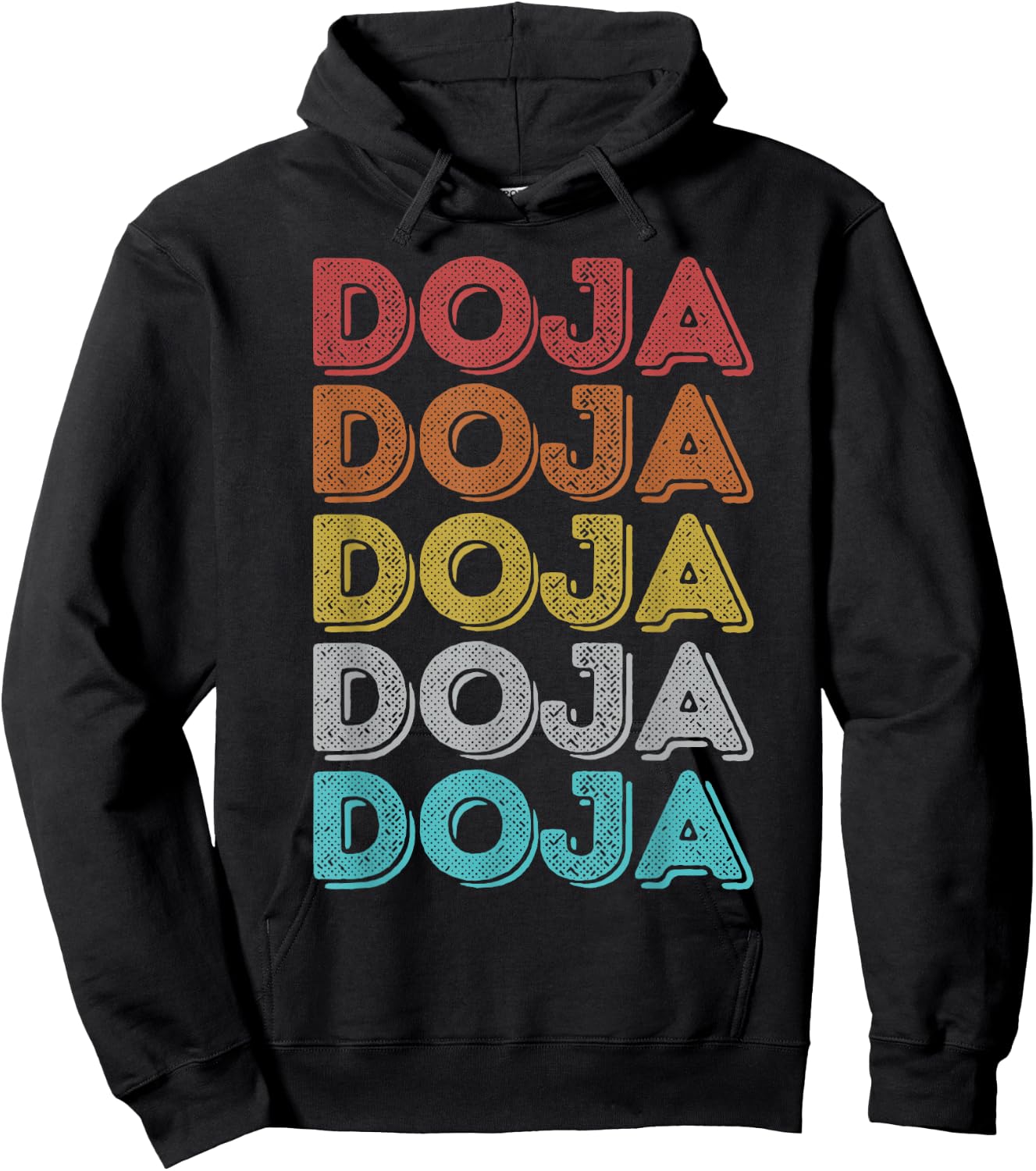 Vintage Retro Doja Hoodie - Hoodie | Black