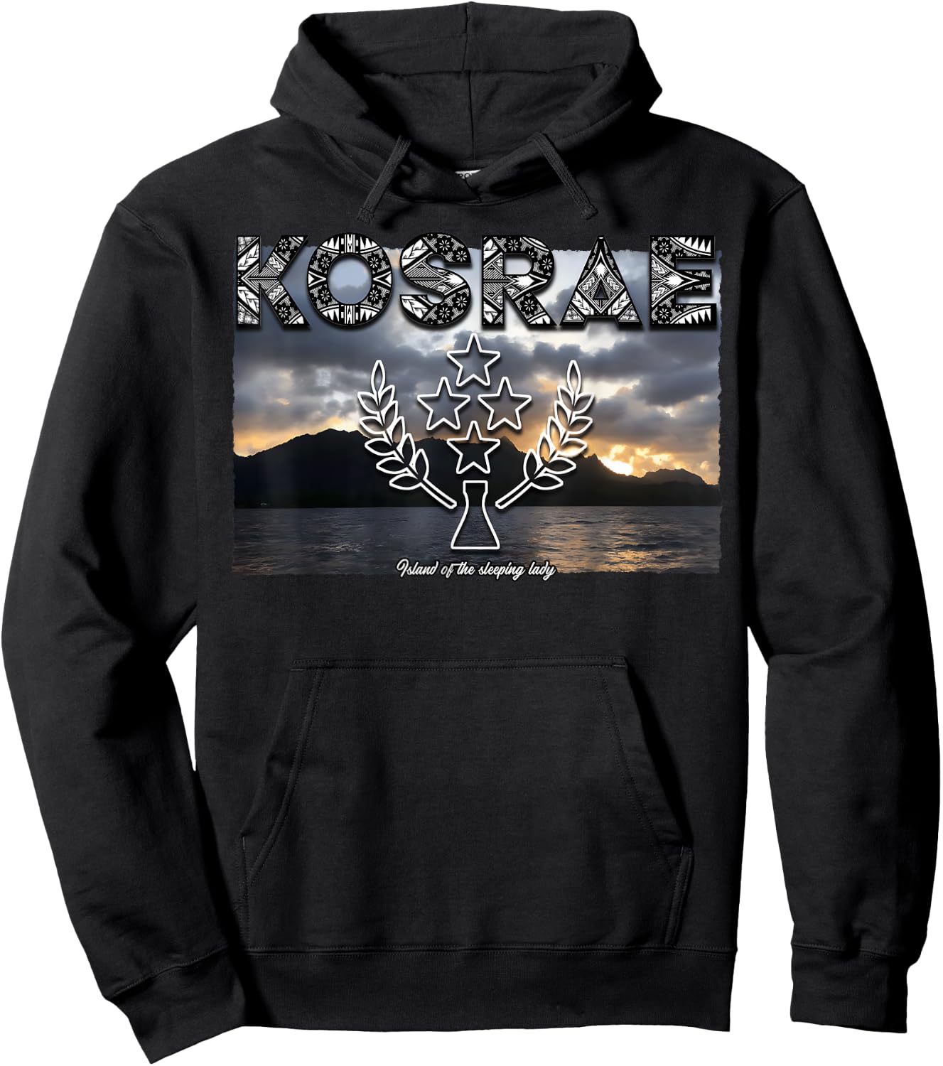 Kosrae Micronesia Hoodie - Hoodie | Black