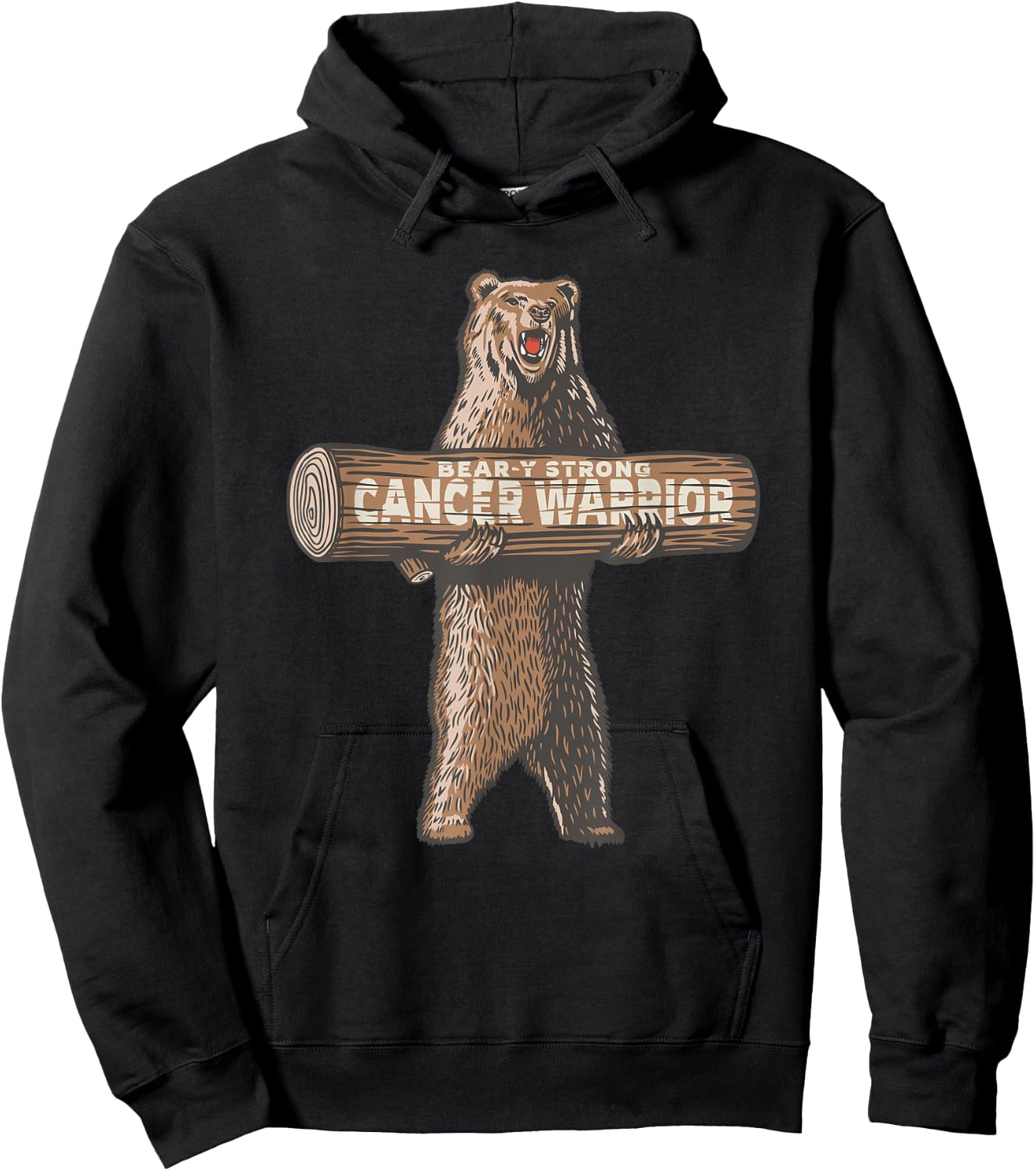 Fight Cancer Awareness Support | Cancer Warrior Fighter Hoodie - Hoodie | Black
