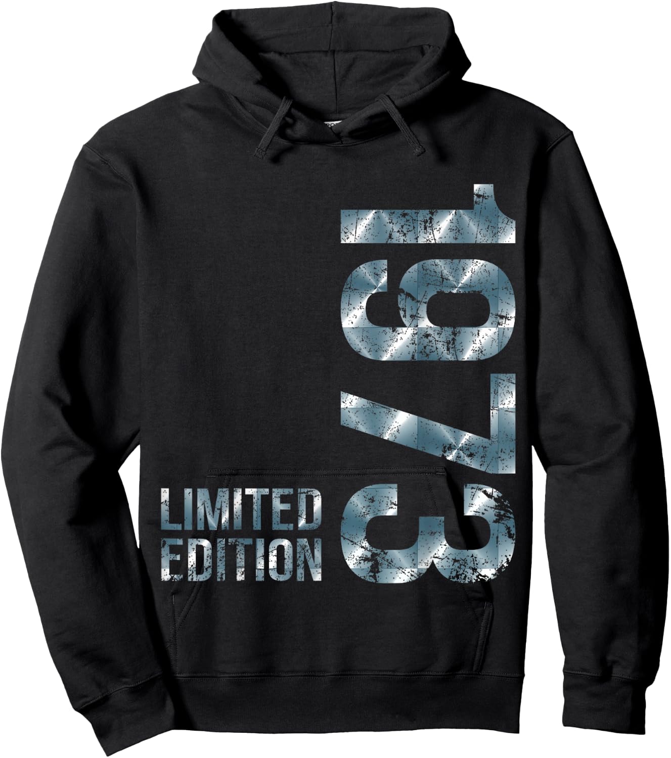 53th Birthday Gifts Men Women 1973 53 Years Old Vintage 1973 Hoodie - Hoodie | Black