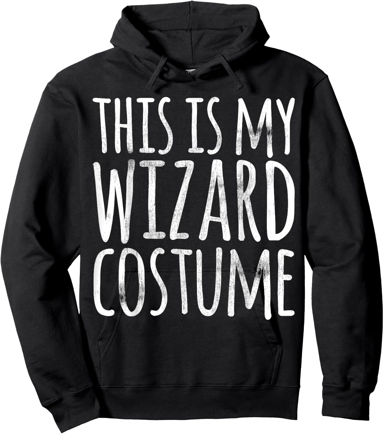 This Is My Wizard Costume Halloween Funny Lazy Easy Gift Hoodie - Hoodie | Black