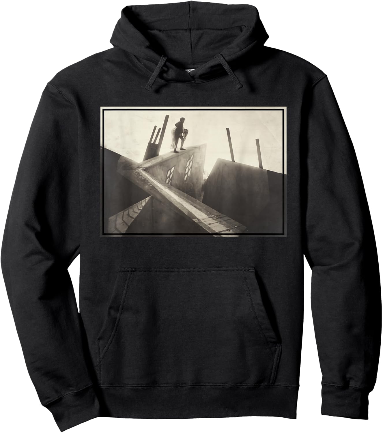 The Cabinet of Dr Caligari - Cesare Carrying Jane Away Hoodie - Hoodie | Black